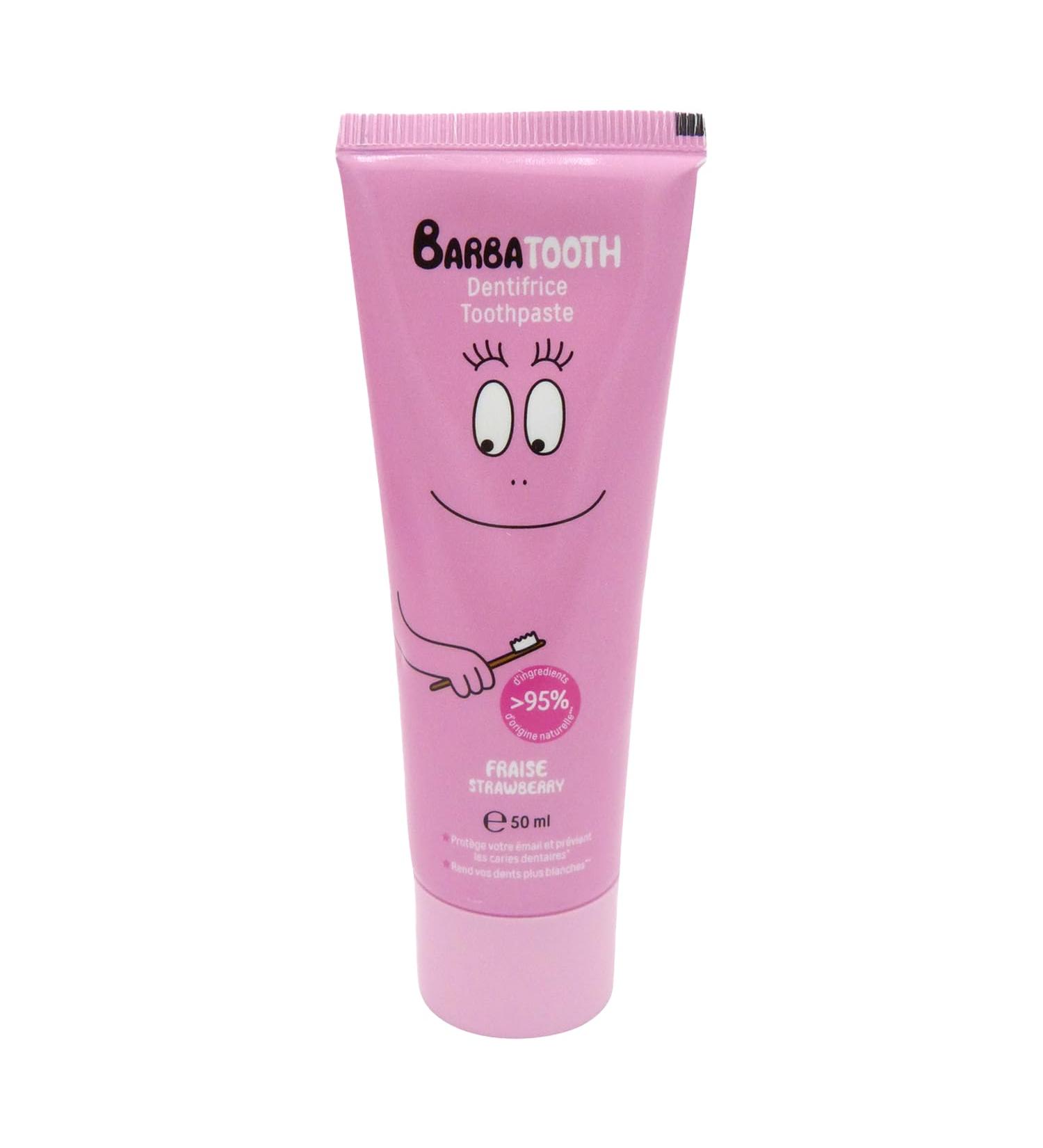 Barbapapa Strawberry Children's Toothpaste (50 ml) - Whitening Formula for Healthy Smiles - Buy Online on GoSupps.com