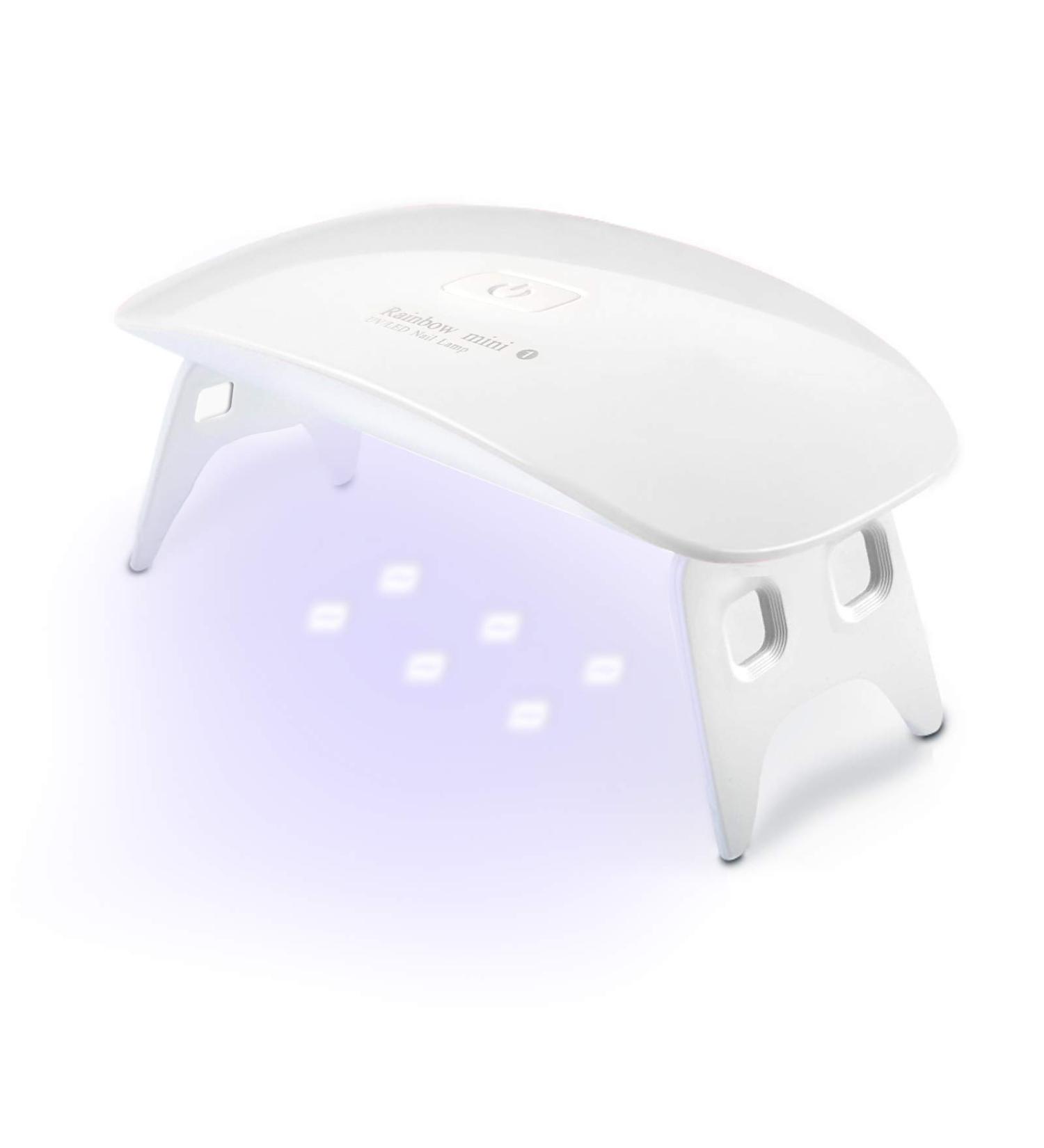 Buy Mini UV LED Nail Lamp - Portable Professional Nail Dryer with 45/60s Timer for Gel Polish & Manicure - International Shipping Available - Buy Online on GoSupps.com