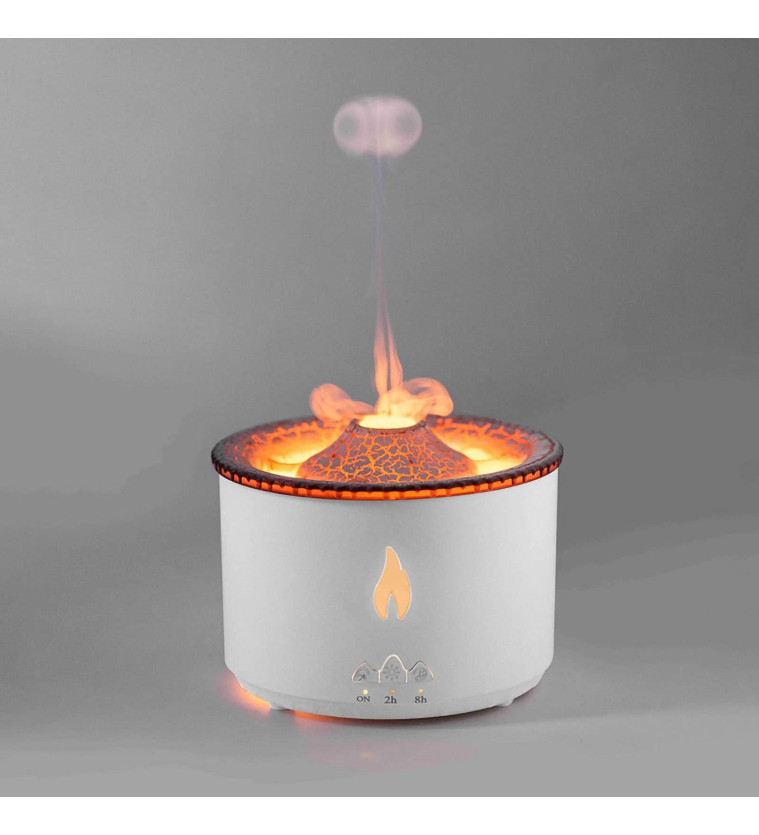 Flame Essential Oil Diffusers 2 Mist Mode Essential Oil Aromatherapy Diffuser Humidifier Quiet Oil Diffuser for Bedroom Office Yoga Gym Gift - Buy Online on GoSupps.com