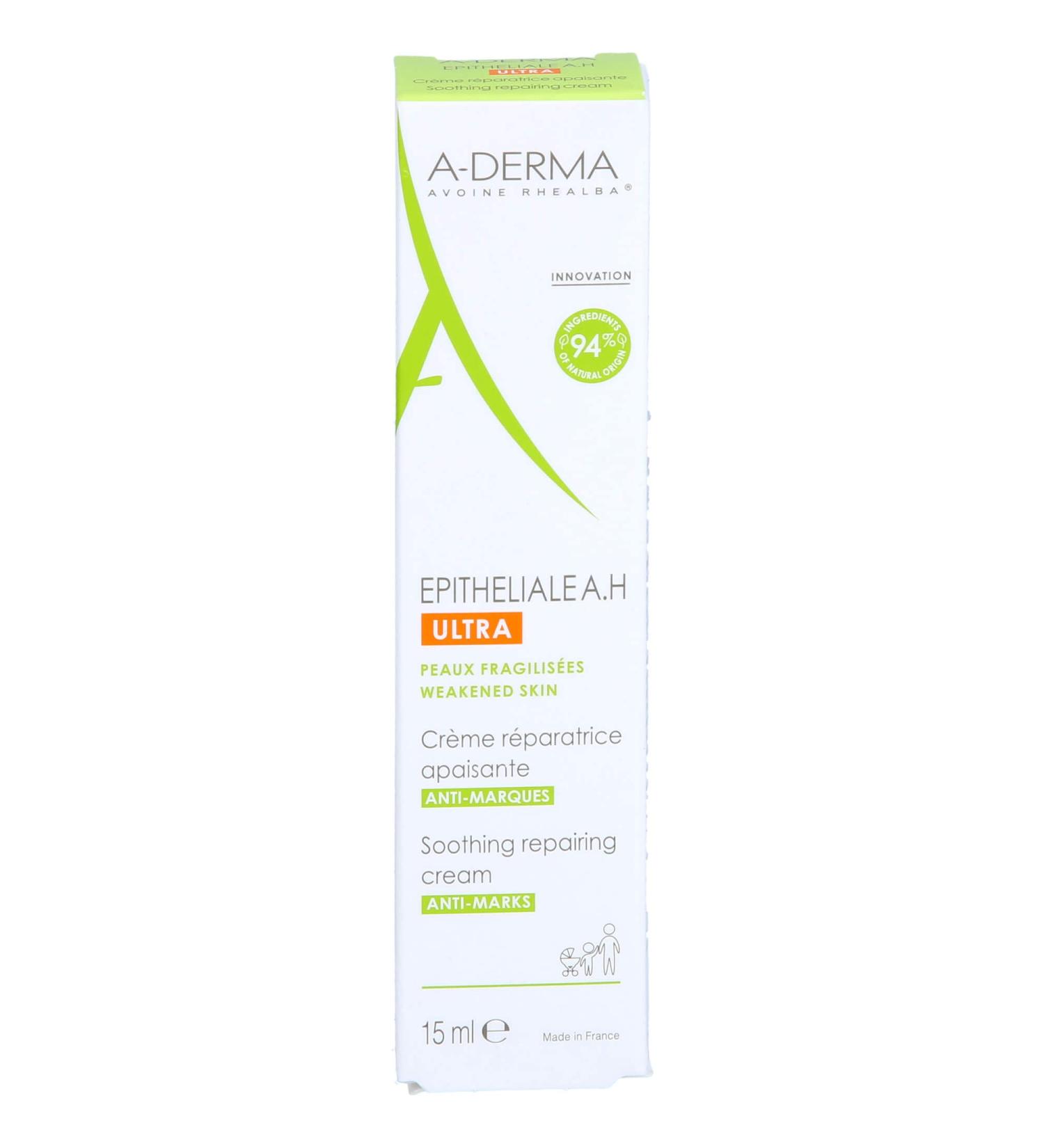 Buy A-Derma EPITHELIALE AH ULTRA Cream 15ml - Soothing & Hydrating Moisturizer for All Skin Types | Fast International Shipping - Buy Online on GoSupps.com