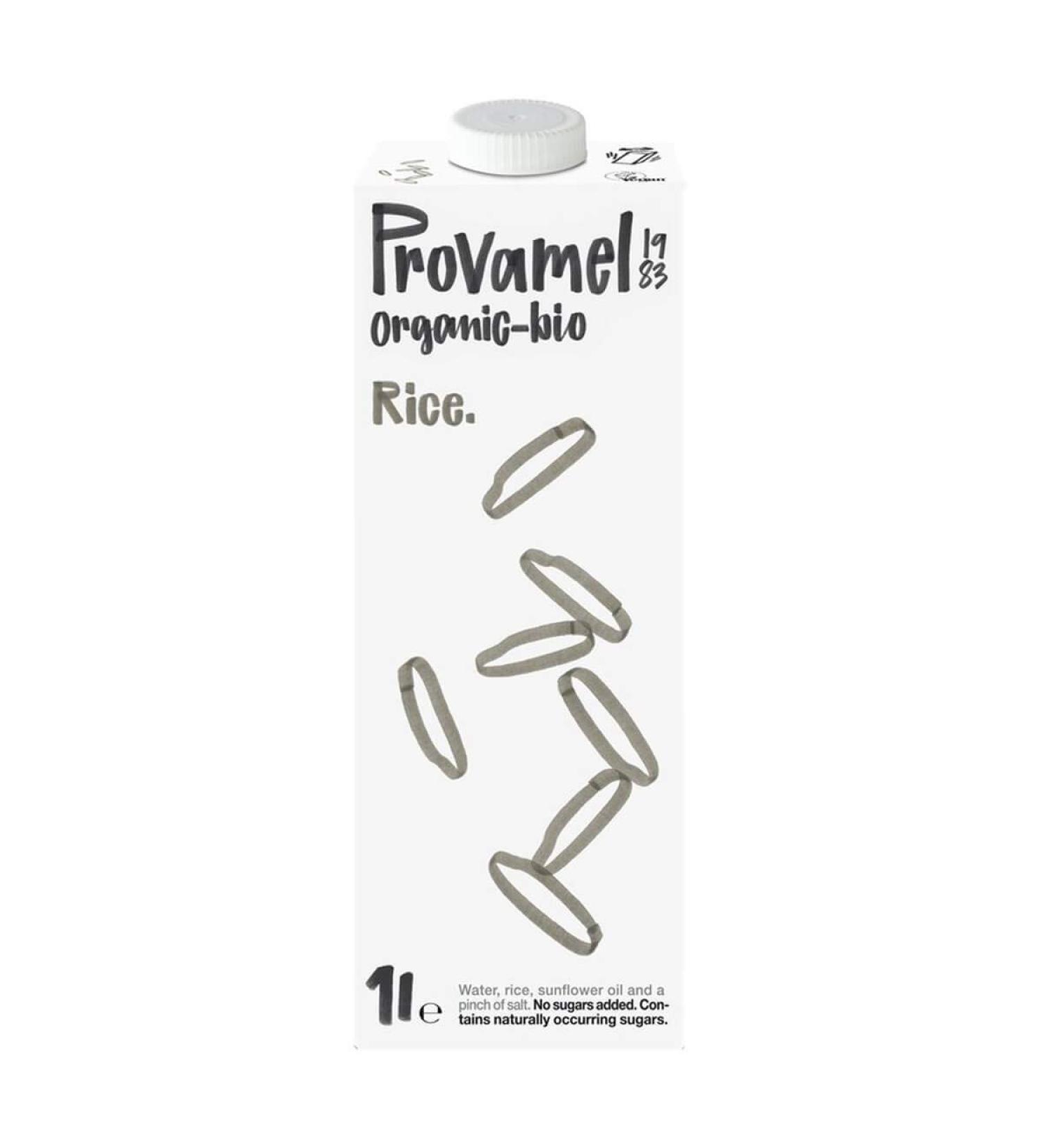 Provamel - Organic Rice Drink Natural - 1 l - Pack of 12