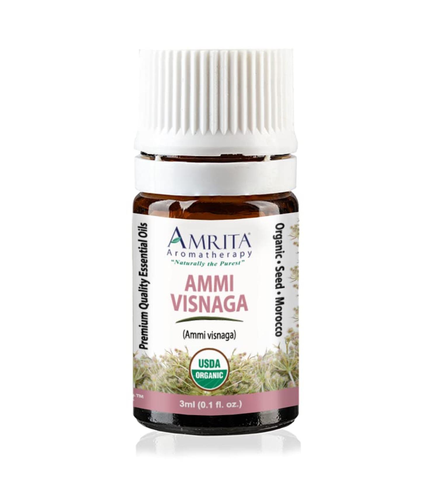Organic Ammi Visnaga Essential Oil 100% Pure and Undiluted Premium Quality Aromathearpy Oil Tested and Verified Size: 3mL (0.1 Fl. Oz.) Ammi Visnaga 0.1 Fl Oz (Pack of 1) - Buy Online on GoSupps.com