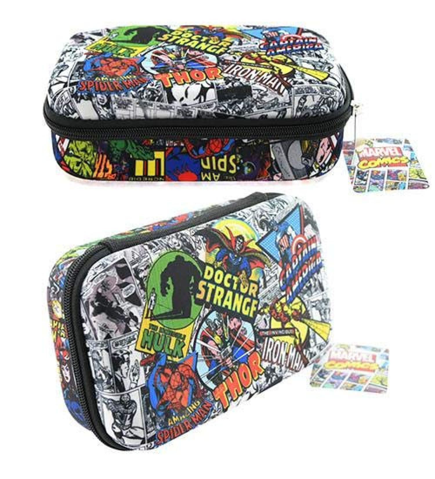 Marvel Avengers Spiderman Thor Hulk Comics Molded Pencil Case