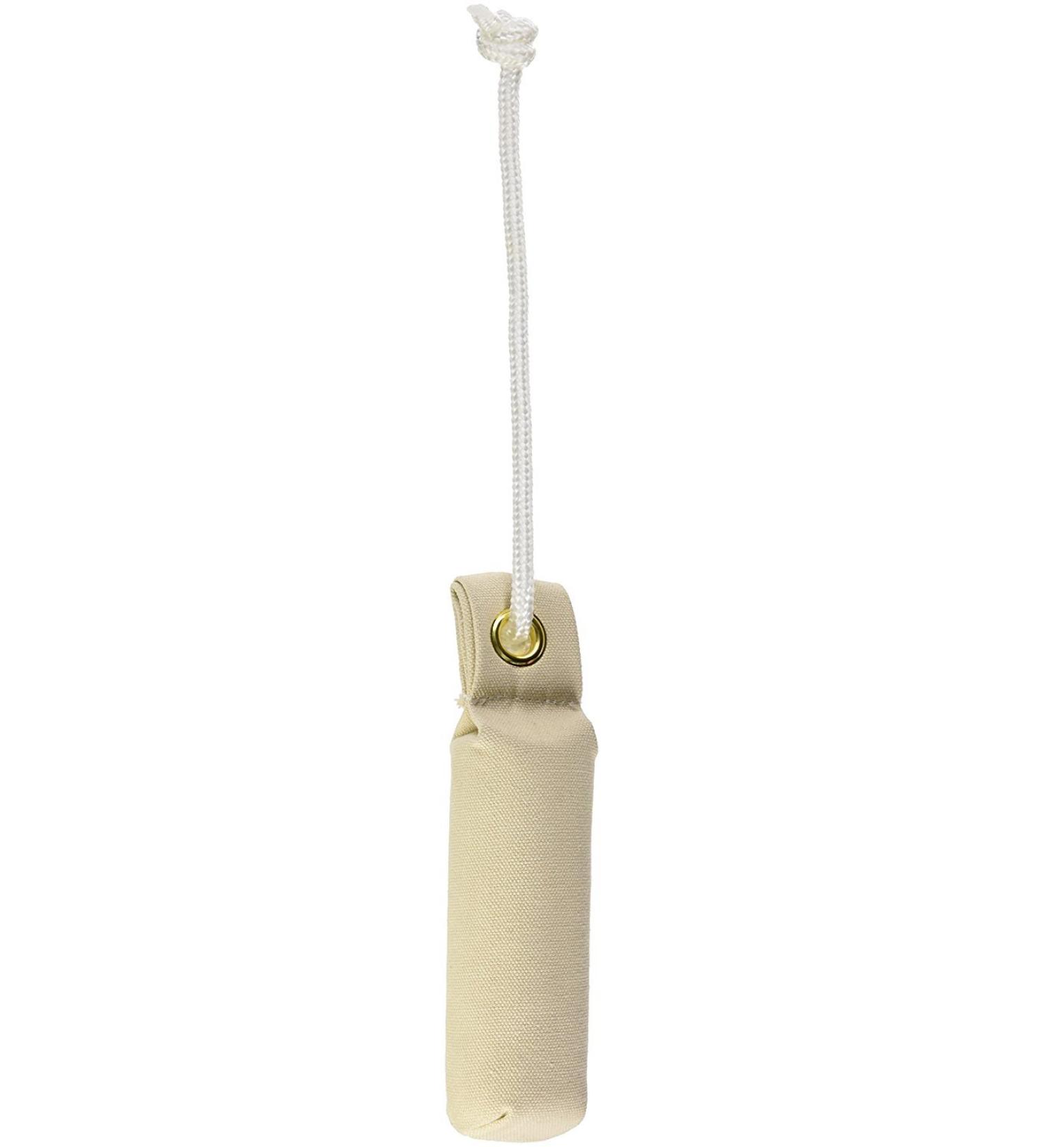 OmniPet Puppy Canvas Training Dummy - White White Puppy / 2" x 9"