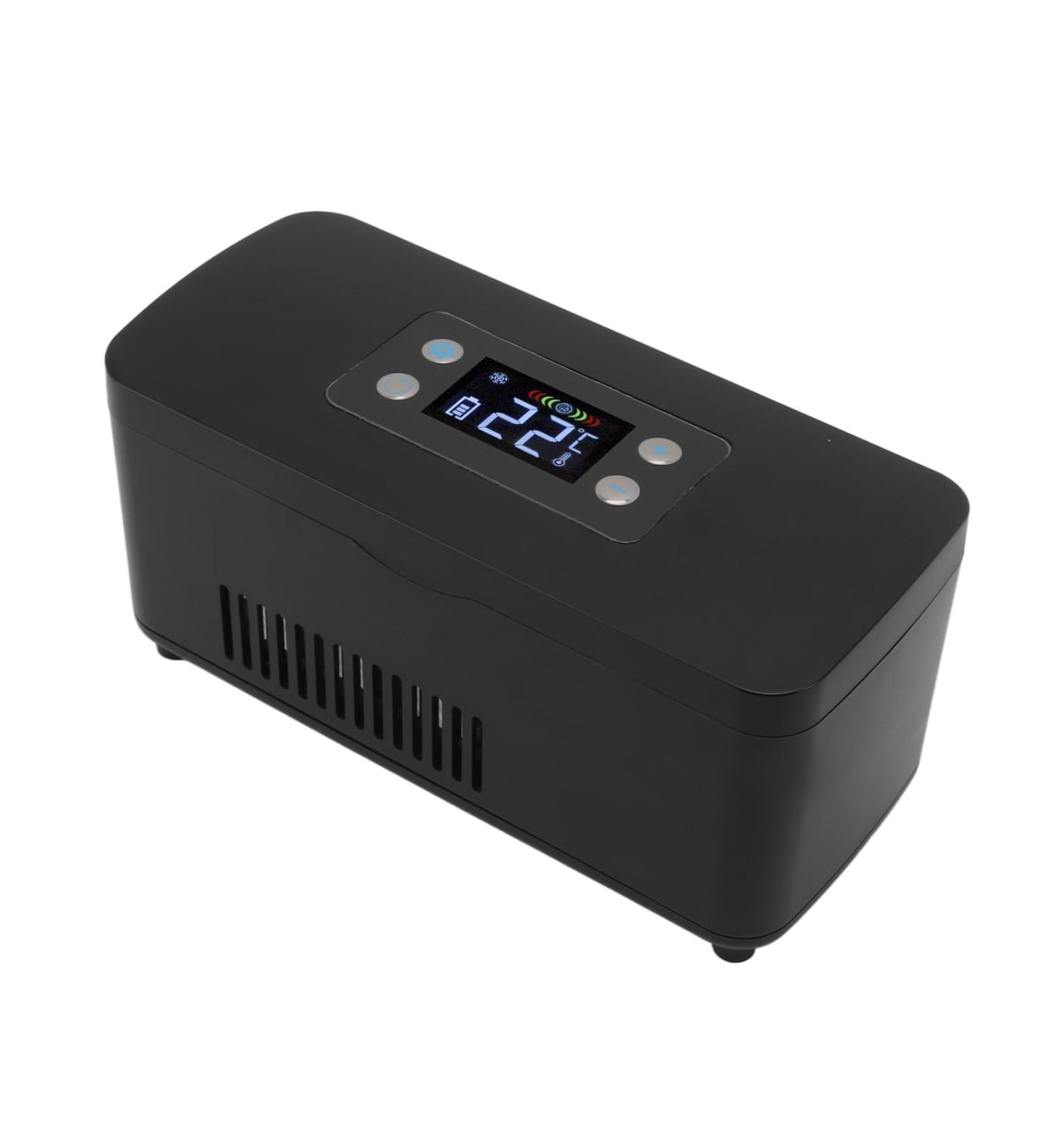 Insulin Cooler Refrigerated Box Insulin Freezer Car Refrigerator Small Vehicle Cooler Fridge Automobile Insulin Refrigerated Box Refrigerator Cooler Car Fridge Beverage (Black US Black US Plug 100 to 240V - Buy Online on GoSupps.com