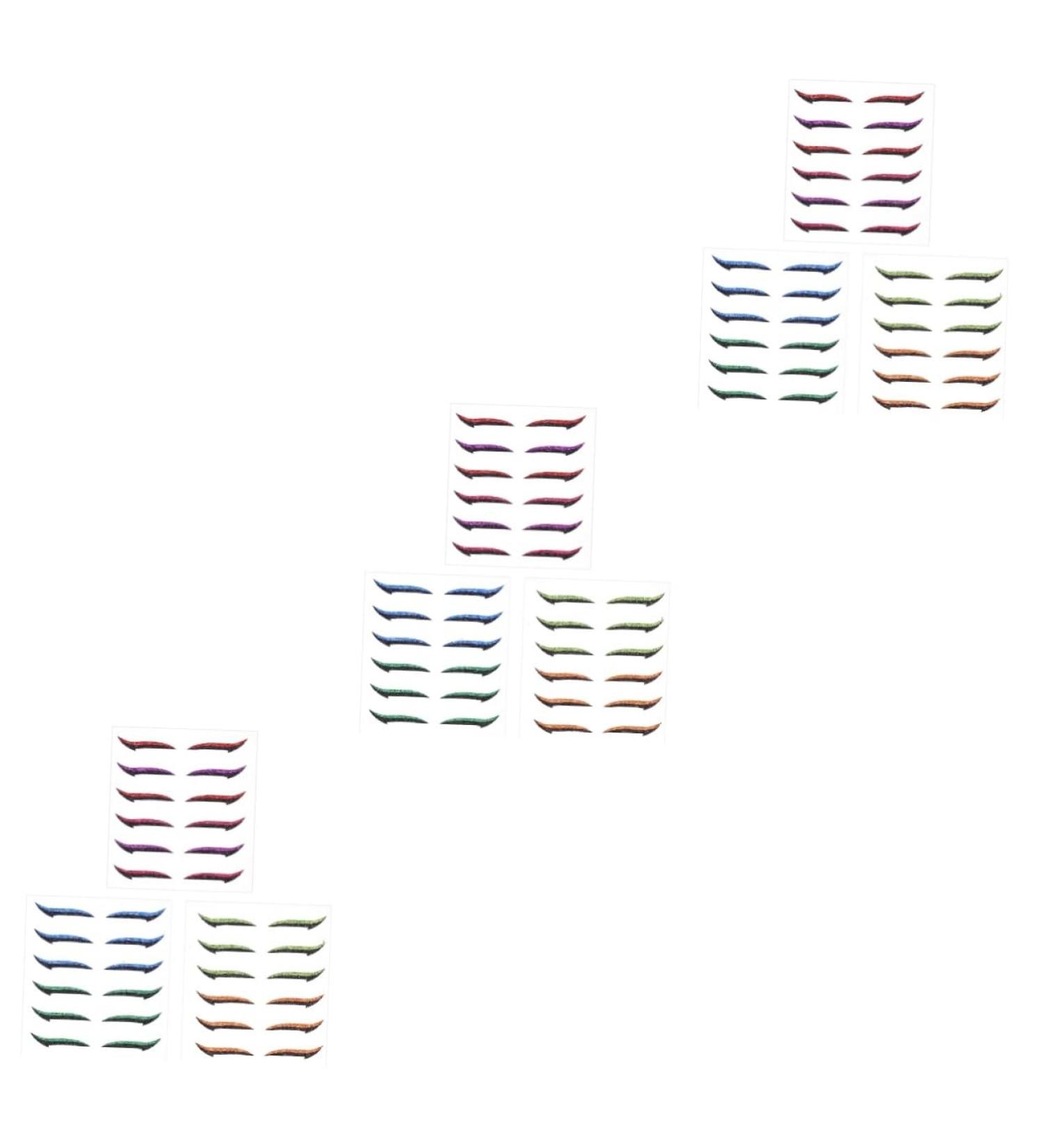 TOVINANNA 54 Pairs Anti Sweat Eyeliner Purple Stickers Eyeliner Tape Double Eyelid Eye Makeup Stickers Man - Buy Online on GoSupps.com