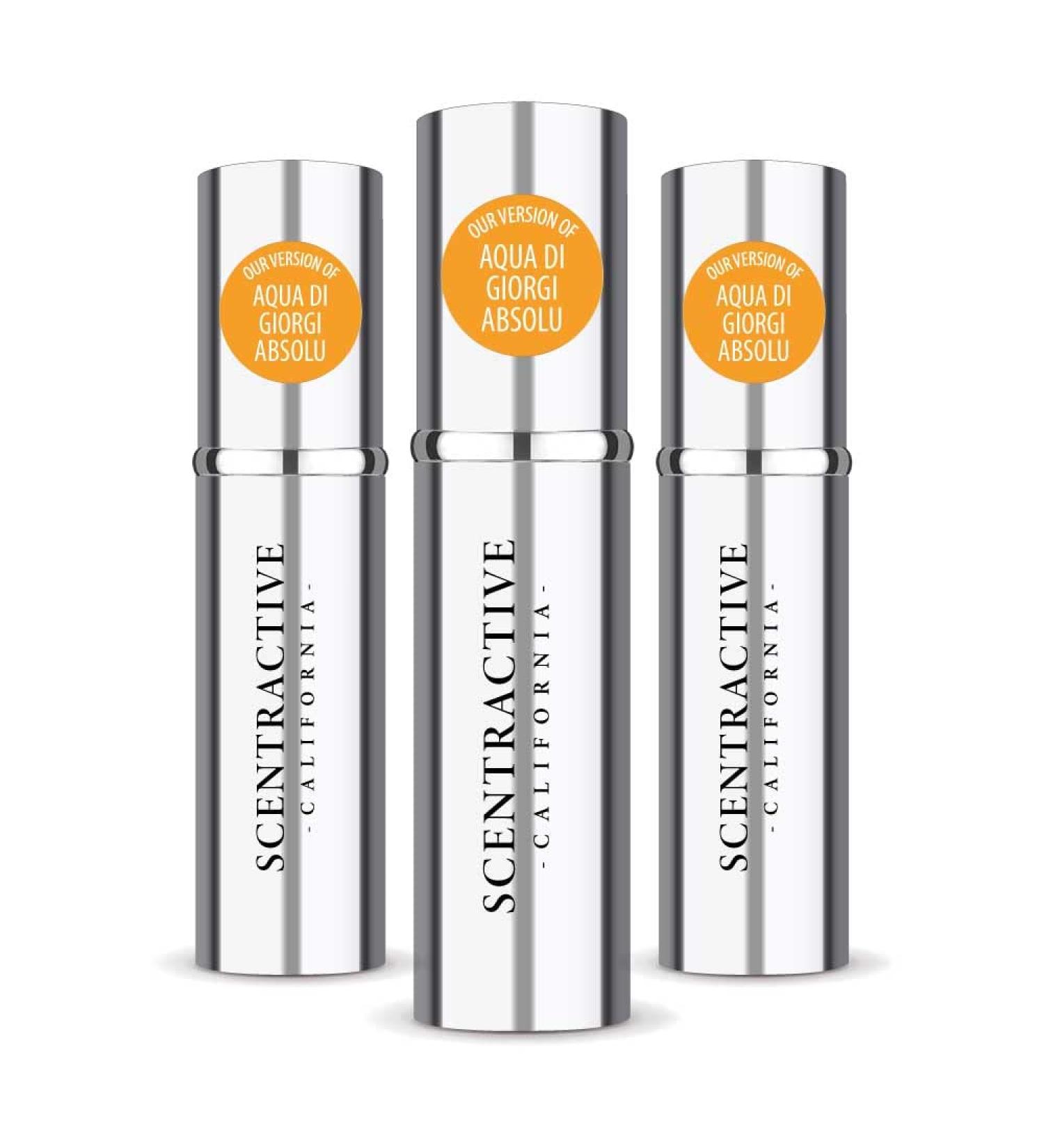 CA Perfume Impression of Aqua Di Giorgi Absolu For Men Replica Version Fragrance Dupes Concentrated Long Lasting Eau de Parfum Spray Refillable Atomizer Bottle 0.17 Fl Oz/5ml-X3 ARMN AQUA DI GIORGI ABSOLU IMPRESSION 0.51 Fl Oz (Pack of 1) - Buy Online on GoSupps.com