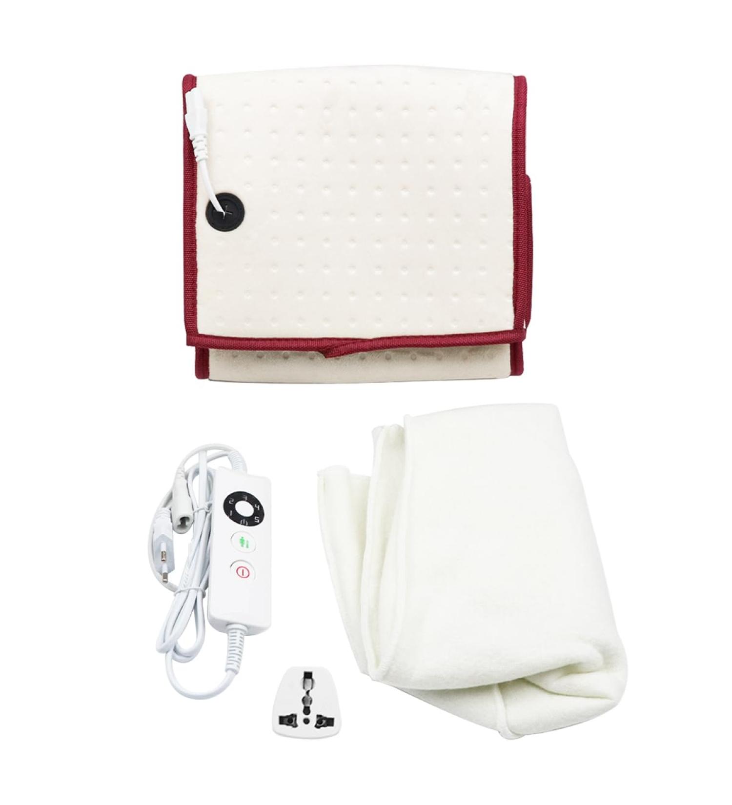 Namvo White Electrical Foot Warmers - Soft & Breathable Cold Foot Heat Therapy for Home & Office Use - Buy Online on GoSupps.com