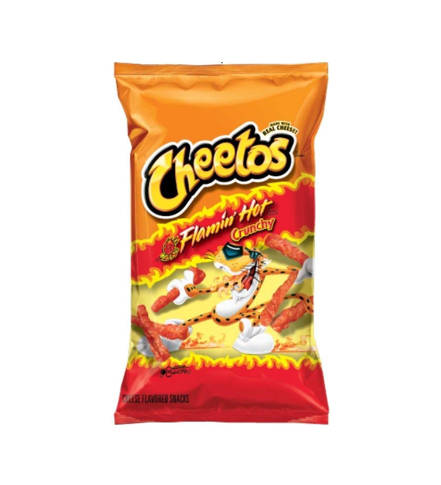 Frito Lay Cheetos Flamin'Hot Crispy Cheese Snacks 2 x 241 g