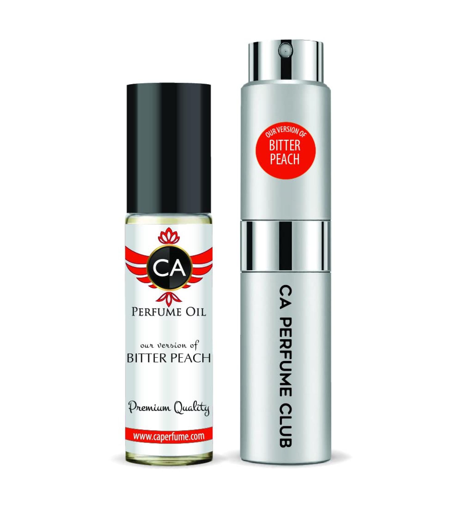 CA Perfume Duo Impression of Ford Bitter Peach For Women & Men Eau de Parfum Refillable Atomizer Sprayer + Fragrance Body Oil Long Lasting Sample Travel Size Roll-On Bottle 0.27 Fl Oz+0.33 Fl Oz - Buy Online on GoSupps.com