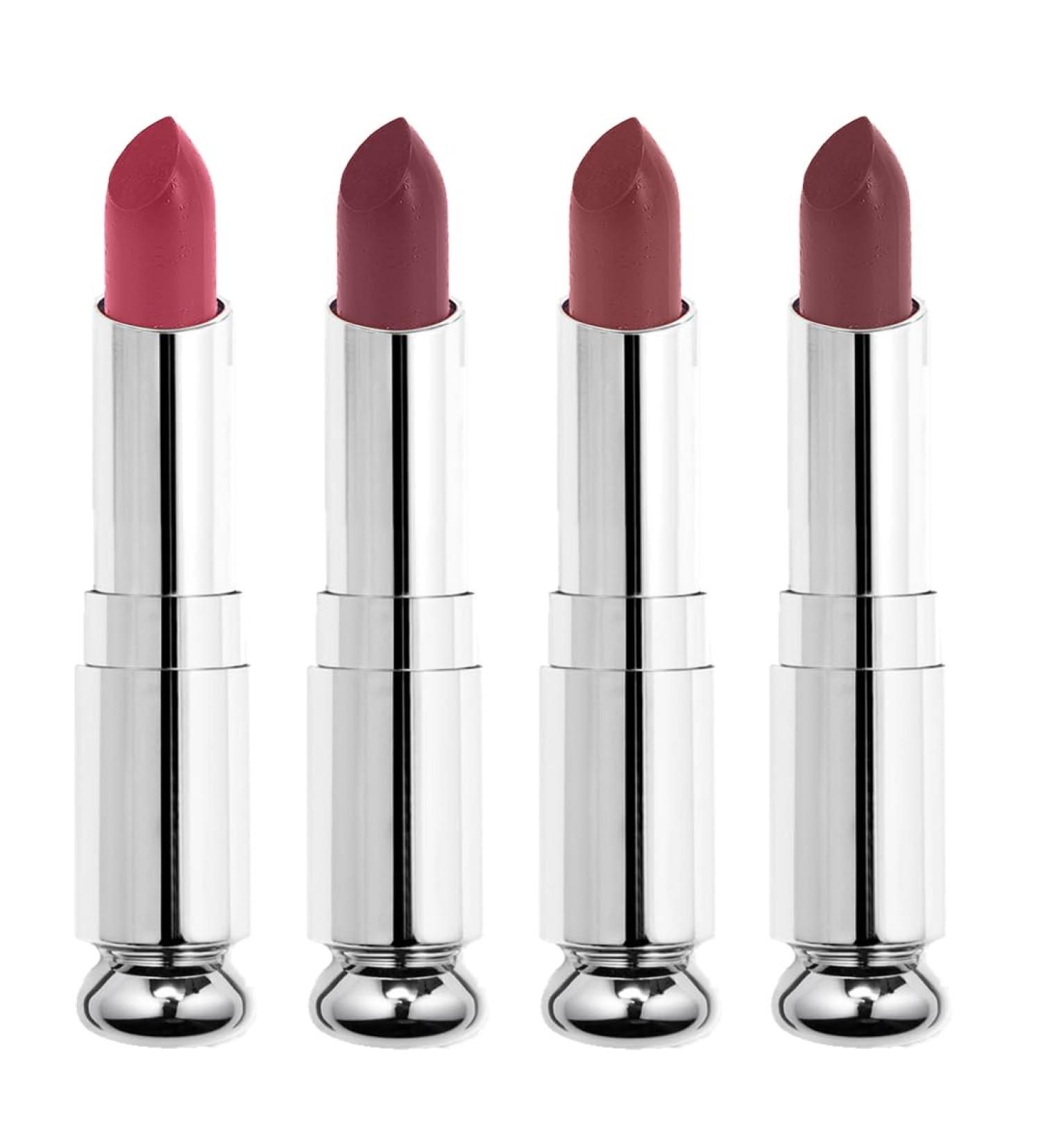 MORAZE Glossy Lipstick Pack of 4 | Long Lasting Cream Finish | International Shipping Available - Buy Online on GoSupps.com