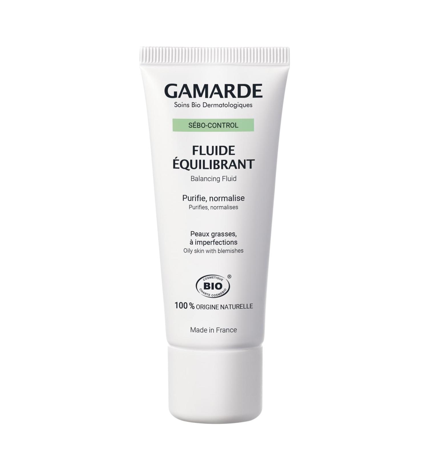 Gamarde Sebo control Fluide quilibrant peaux grasses tube 40g