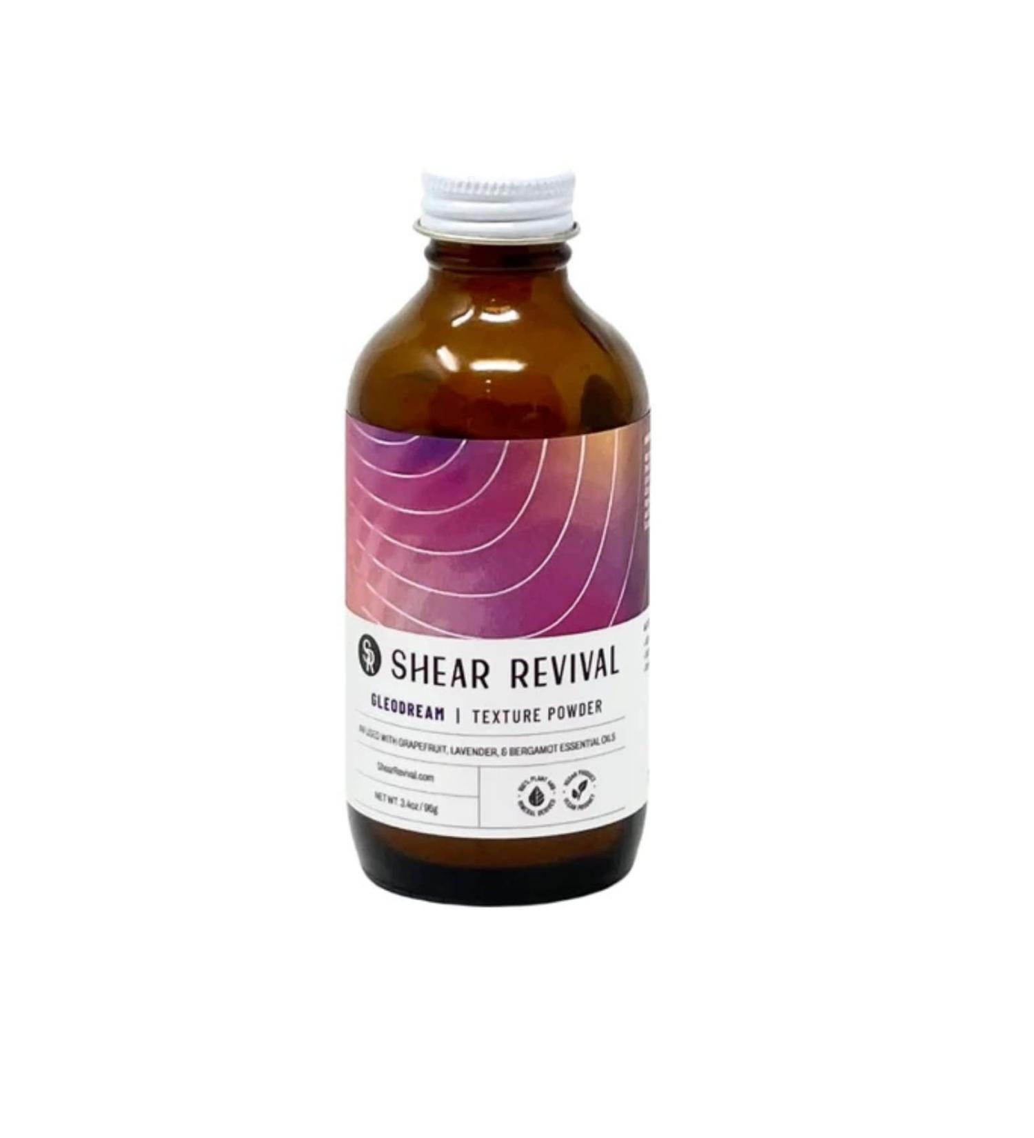 Shear Revival Gleodream Texture Powder  Notes of Grapefruit  Lavender  Bergamot  Texture Dust for Hair  Dry Shampoo  Body Powder -All Purpose Miracle Powder Hair Styling Powder to Add Volume and Thickness Hair Powder 3.4...