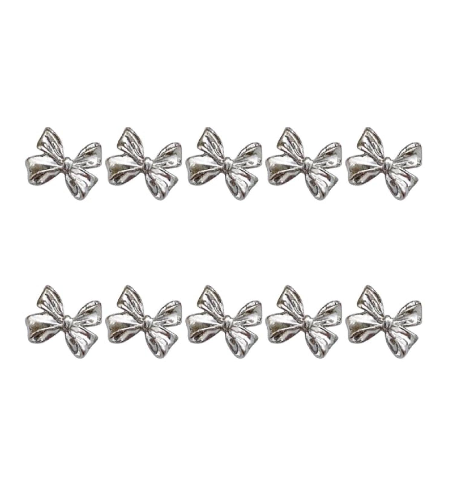 Metal Nail Art Studs 3D Metal Nail Art Jewelry Decorations Bows Rabbits Moon Multi-Shapes Nail Decoration Accessories Nail Art Jewels - Buy Online on GoSupps.com