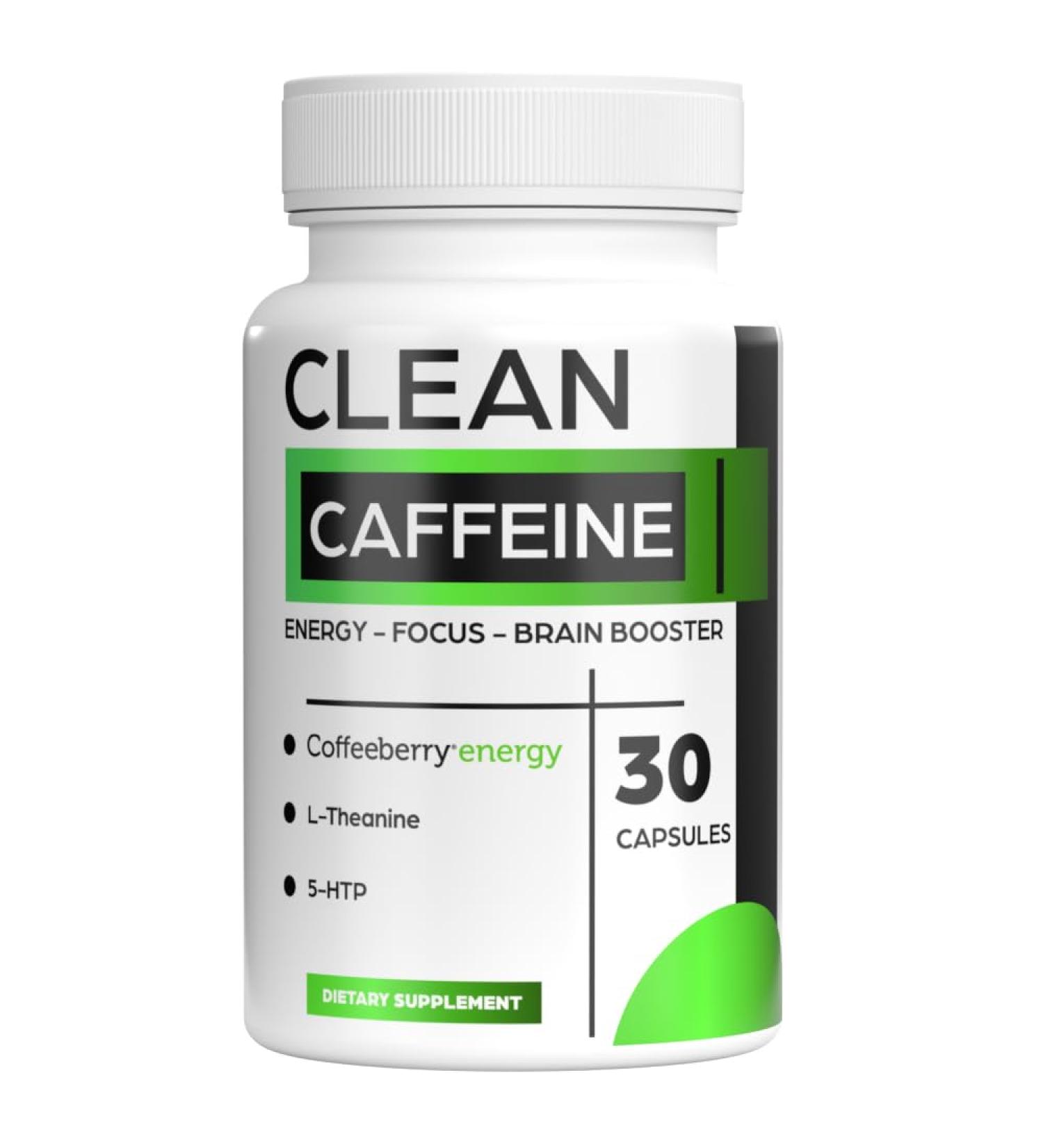 Clean Caffeine Pills - Coffeeberry Energy for No Jitters | 30-Day Supply of Clean Energy - Buy Online on GoSupps.com