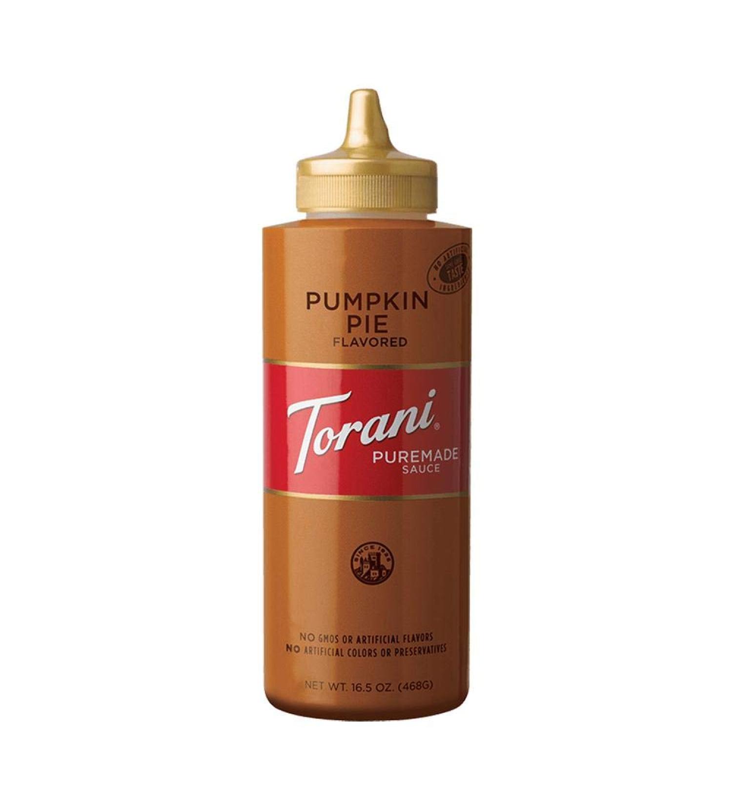 Torani Puremade Pumpkin Pie Sauce 16.5oz - Delicious Pumpkin Pie Flavor (1 Pack) - Buy Online on GoSupps.com