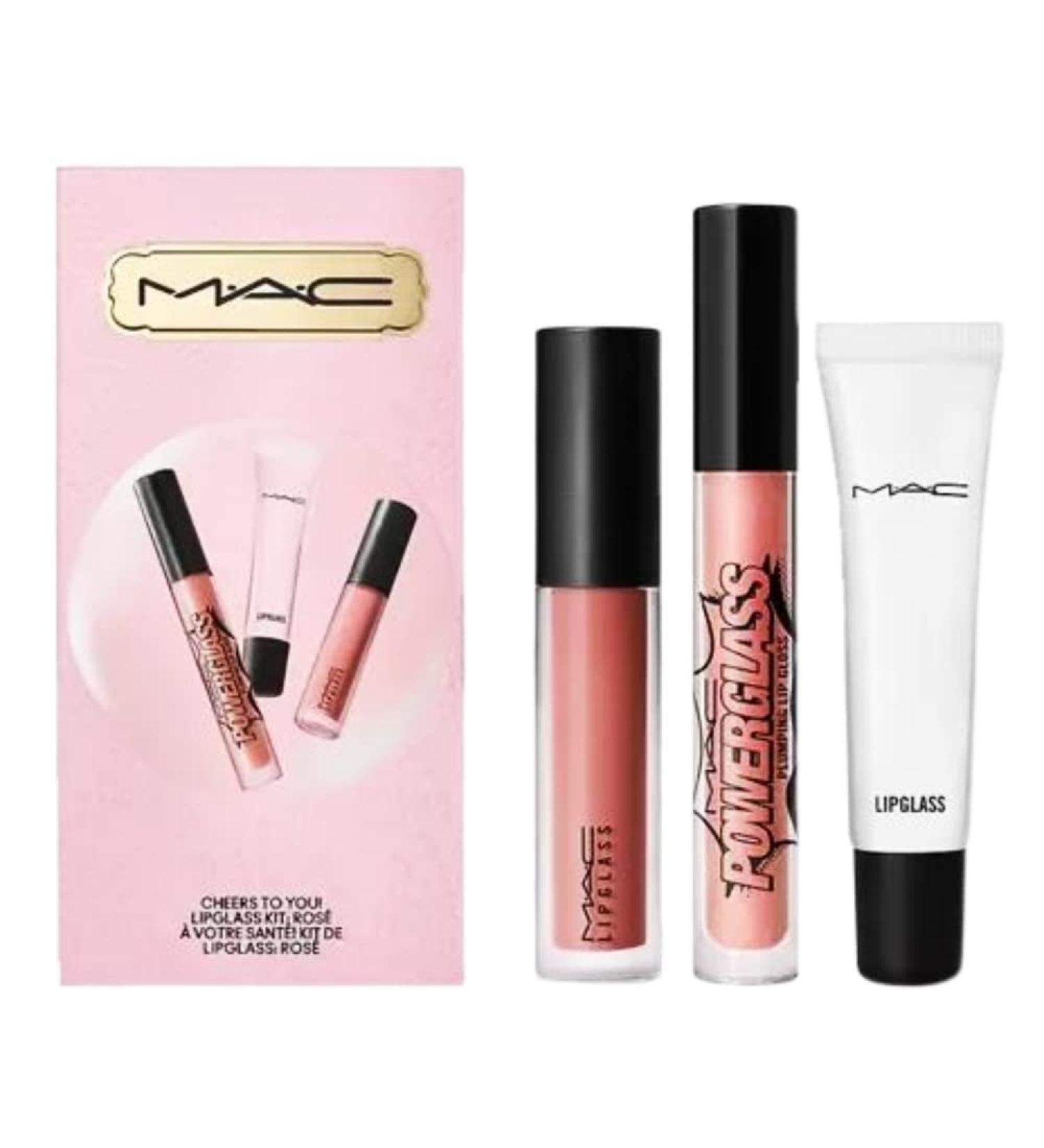 MAC Limited Edition Cheers To You! Lipglass Kit - Rose - Buy Online on GoSupps.com