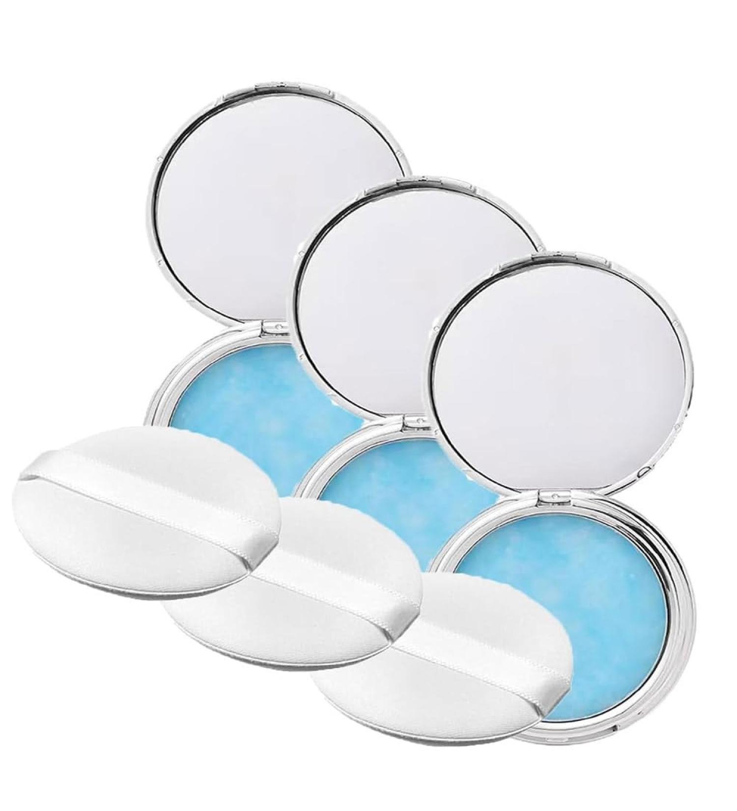 Lavender Matte Powder Jelly Pressed Powder Face Makeup Setting Powder Lavender Matte Powder Oil Control Powder Free Delicate And Skin-Friendly For Silky Blurring Oil Control Long-Lasting Makeup (3pcs) - Buy Online on GoSupps.com