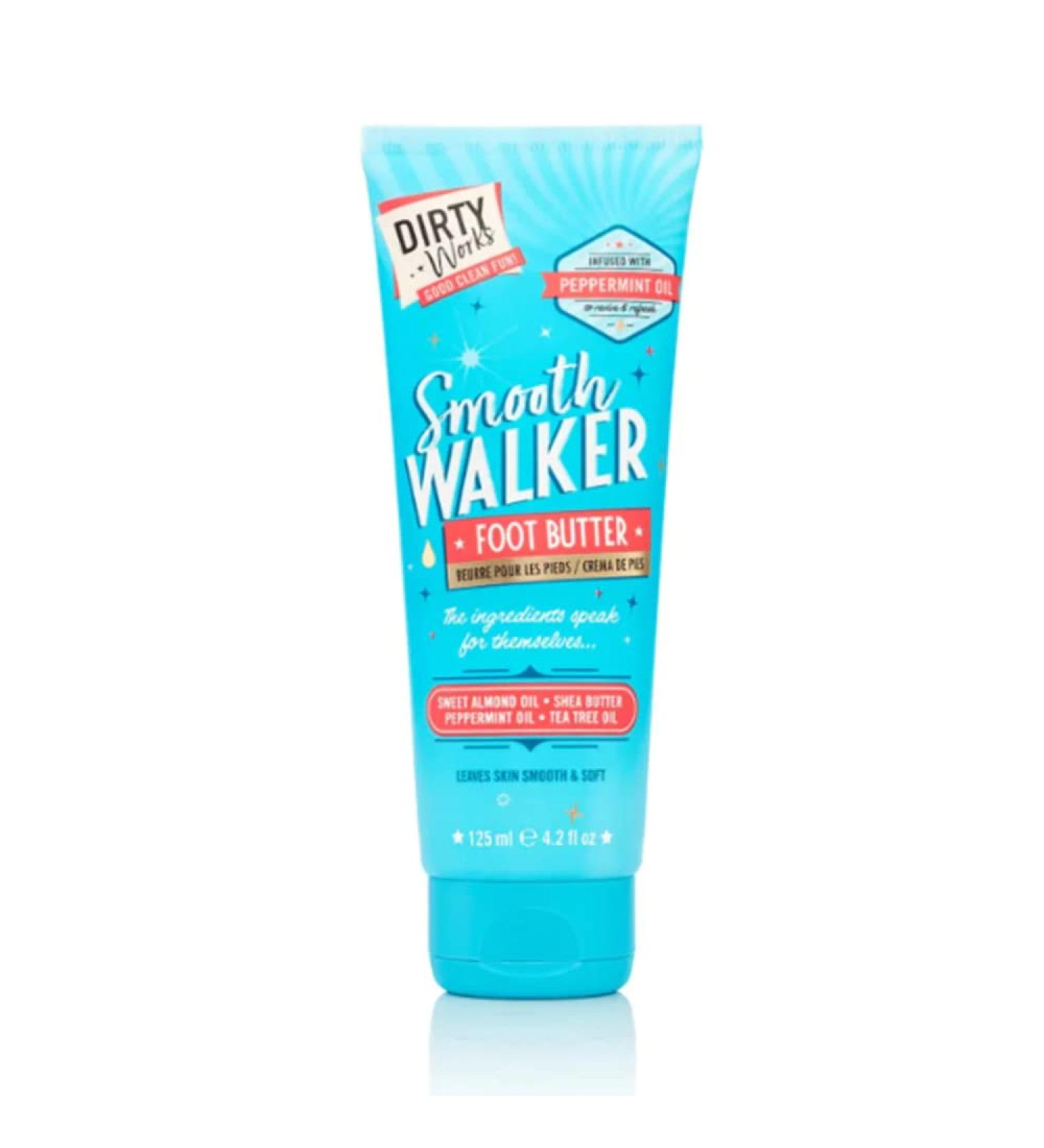 Dirty Works Smooth Walker Vegan Peppermint Foot Butter Cream 125ml - Buy Online on GoSupps.com