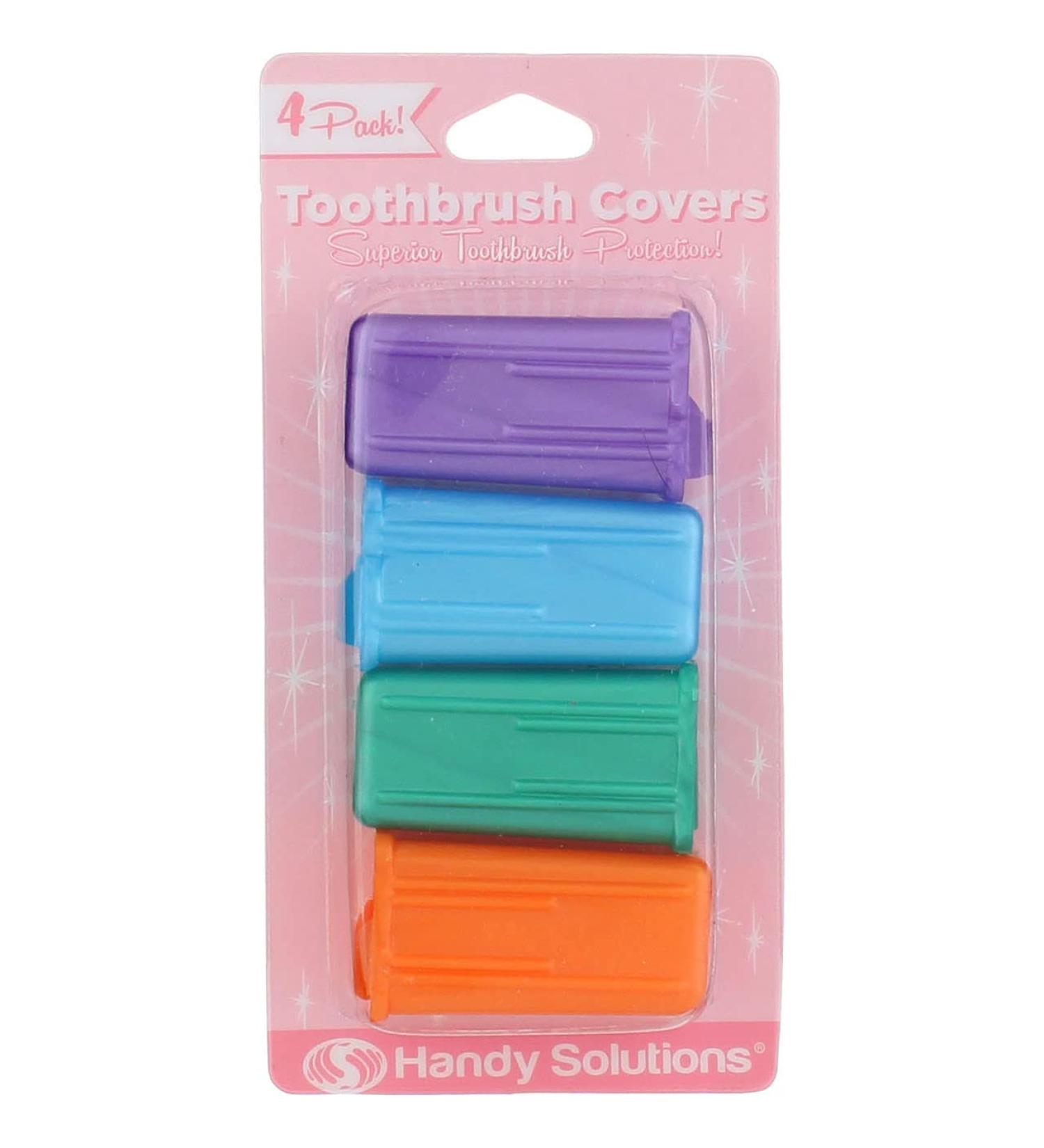Toothbrush Caps Tray Pack - 4 Pack (Packaging May Vary) | Keep Your Toothbrushes Clean and Organized - Buy Online on GoSupps.com