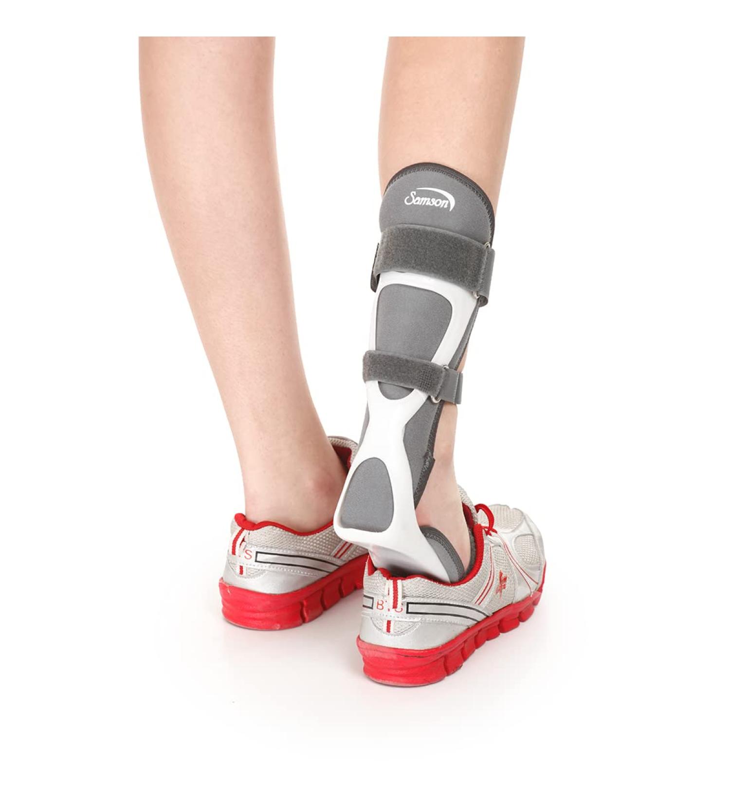 Ankle Foot Drop Splint Support | Lightweight Orthotics for Stroke MS & Hemiplegia - Men & Women - Improve Walking Ease (Left - Buy Online on GoSupps.com