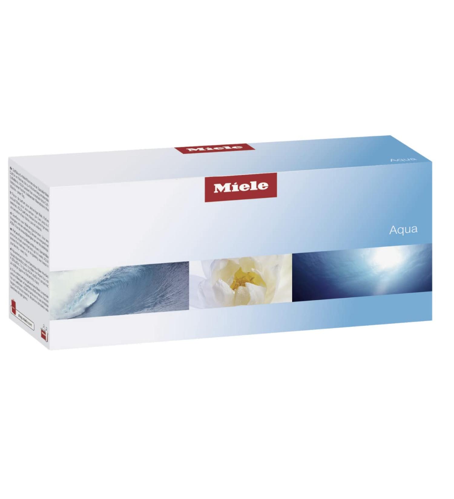 Miele fragrance flacon 12.5 ml For 50 dryer cycles for a fresh fragrance that lasts up to four weeks (Aqua 3 Pack) Aqua 3 Pack - Buy Online on GoSupps.com