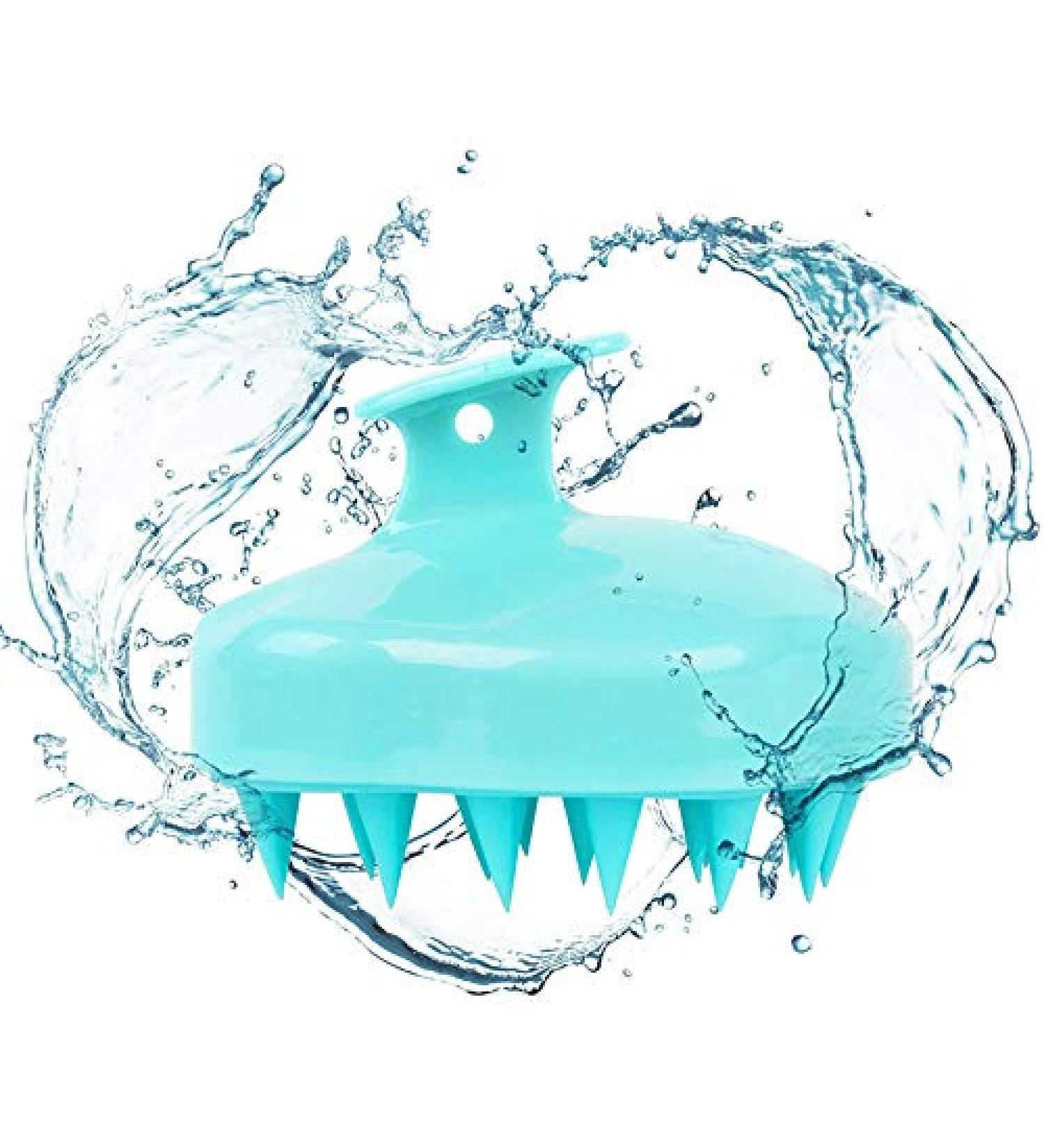 Hicollie Scalp Massage Brush - Silicone Hair Care for Dandruff & Hair Growth | Ideal for Men Children & Pets - Buy Online on GoSupps.com