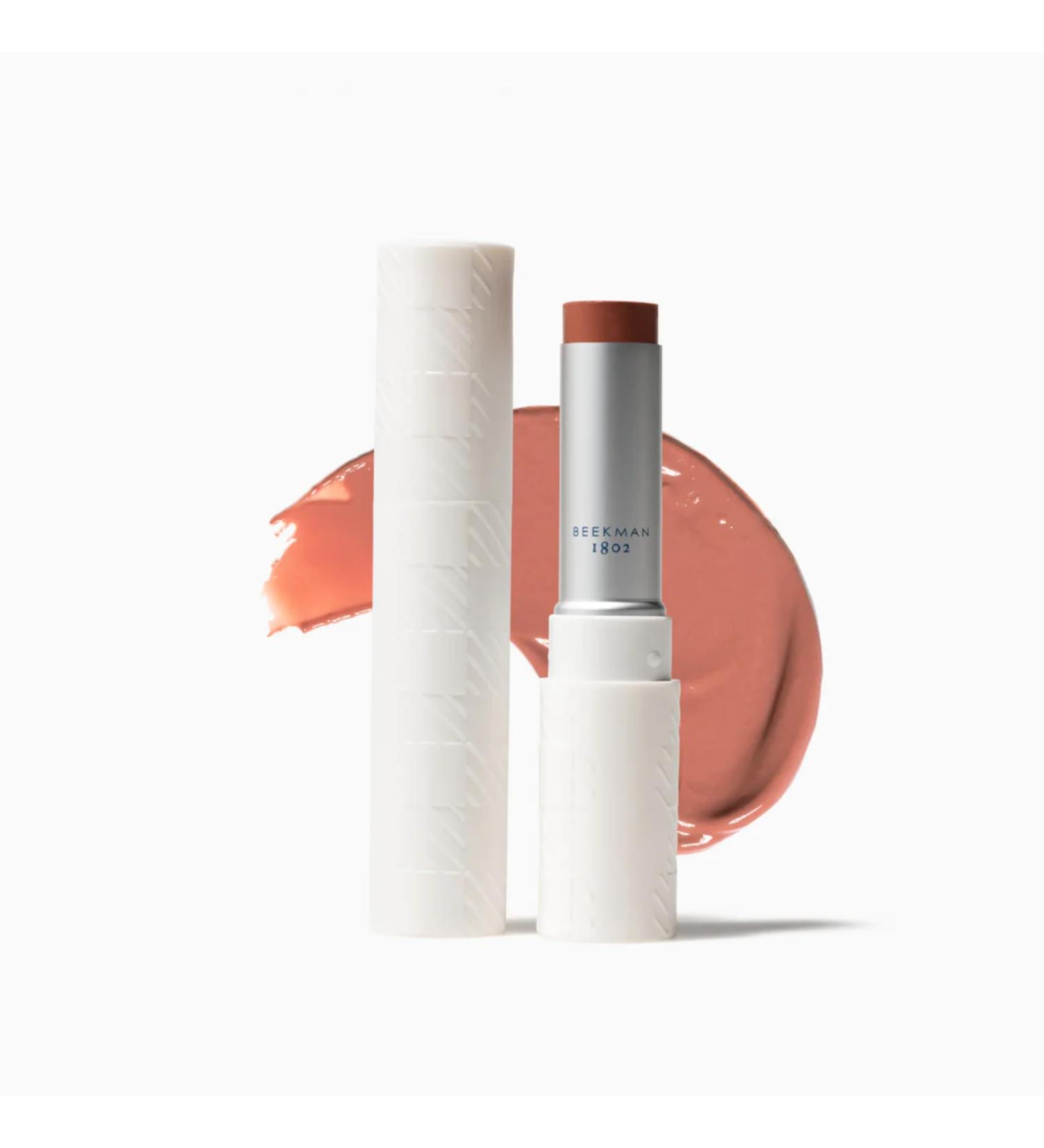Beekman 1802 Goat Milk Tinted Lip Cream SPF 15 - Fragrance Free Elderberry & Niacinamide - Hydrating for Sensitive Skin - Cruelty-Free | Spicy Nudey Shade - Buy Online on GoSupps.com