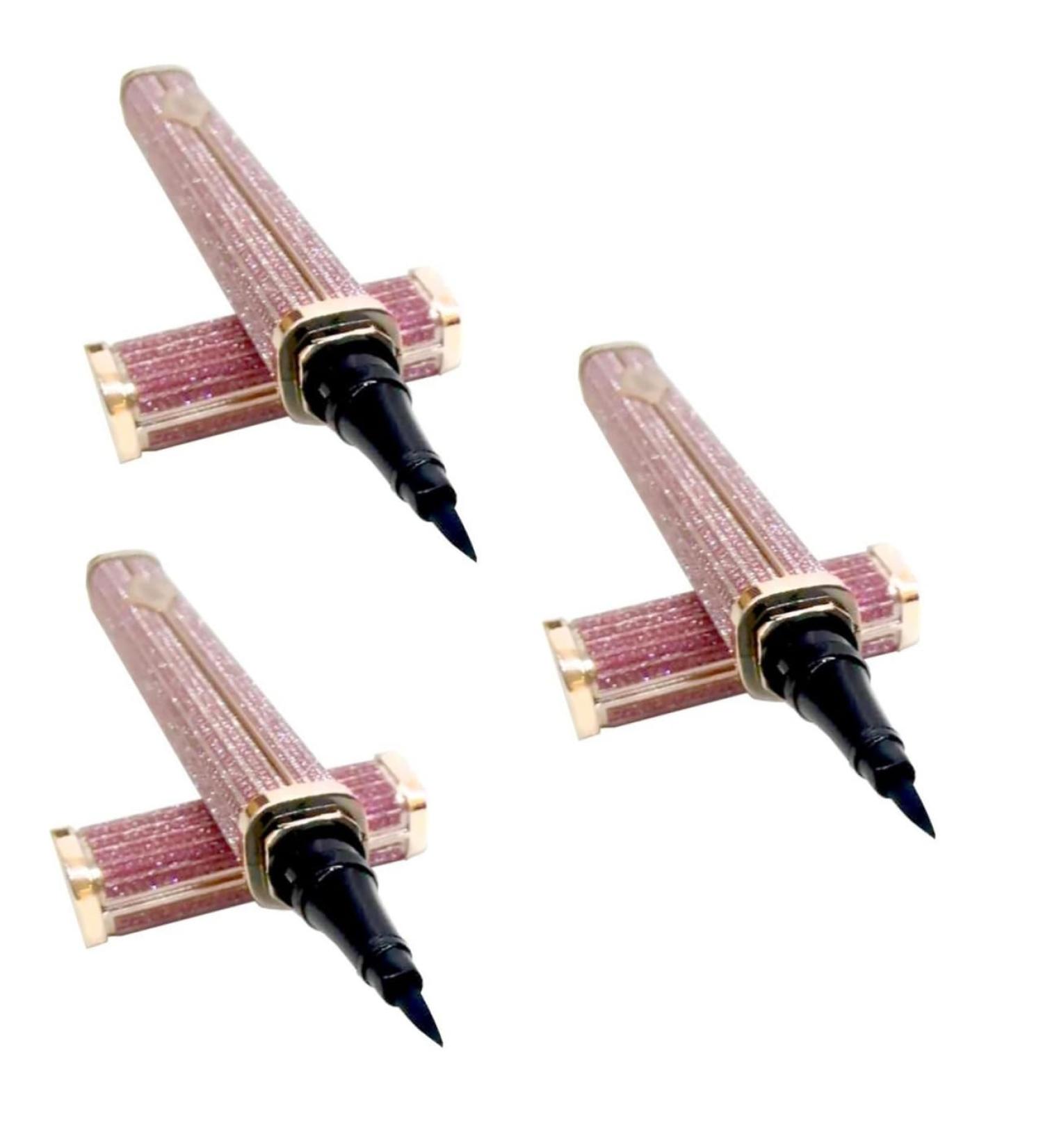  TOVINANNA 3pcs eyeliner pen eyelash glue eyeliner liquid eyeliner pen female eyeliner pencil eyes makeup liquid liner no smeared glue pen miss skinned pink - Buy Online on GoSupps.com