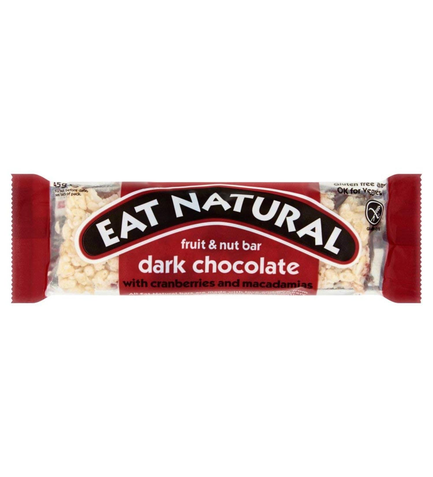 Eat Natural Cranberries, Macadamia & Dark Chocolate 50gx 12