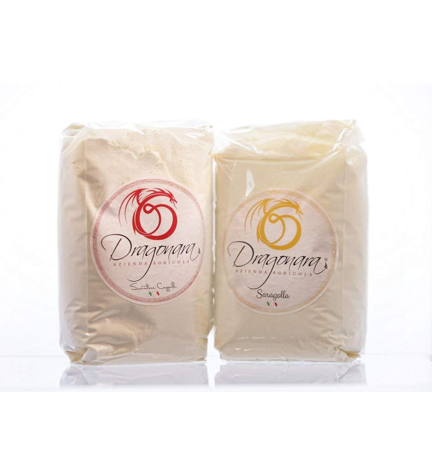 DRAGONARA Organic Saragolla durum wheat semolina 1 kg bag