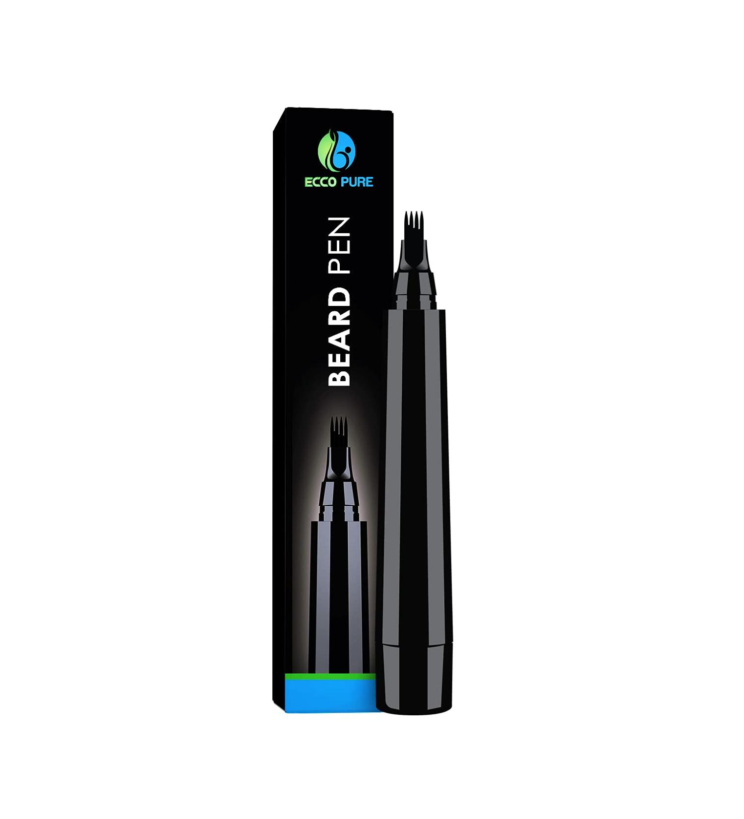 Beard Pencil Filler for Men - Waterproof & Easy to Apply - Micro Fork Tips - Black - Buy Online on GoSupps.com