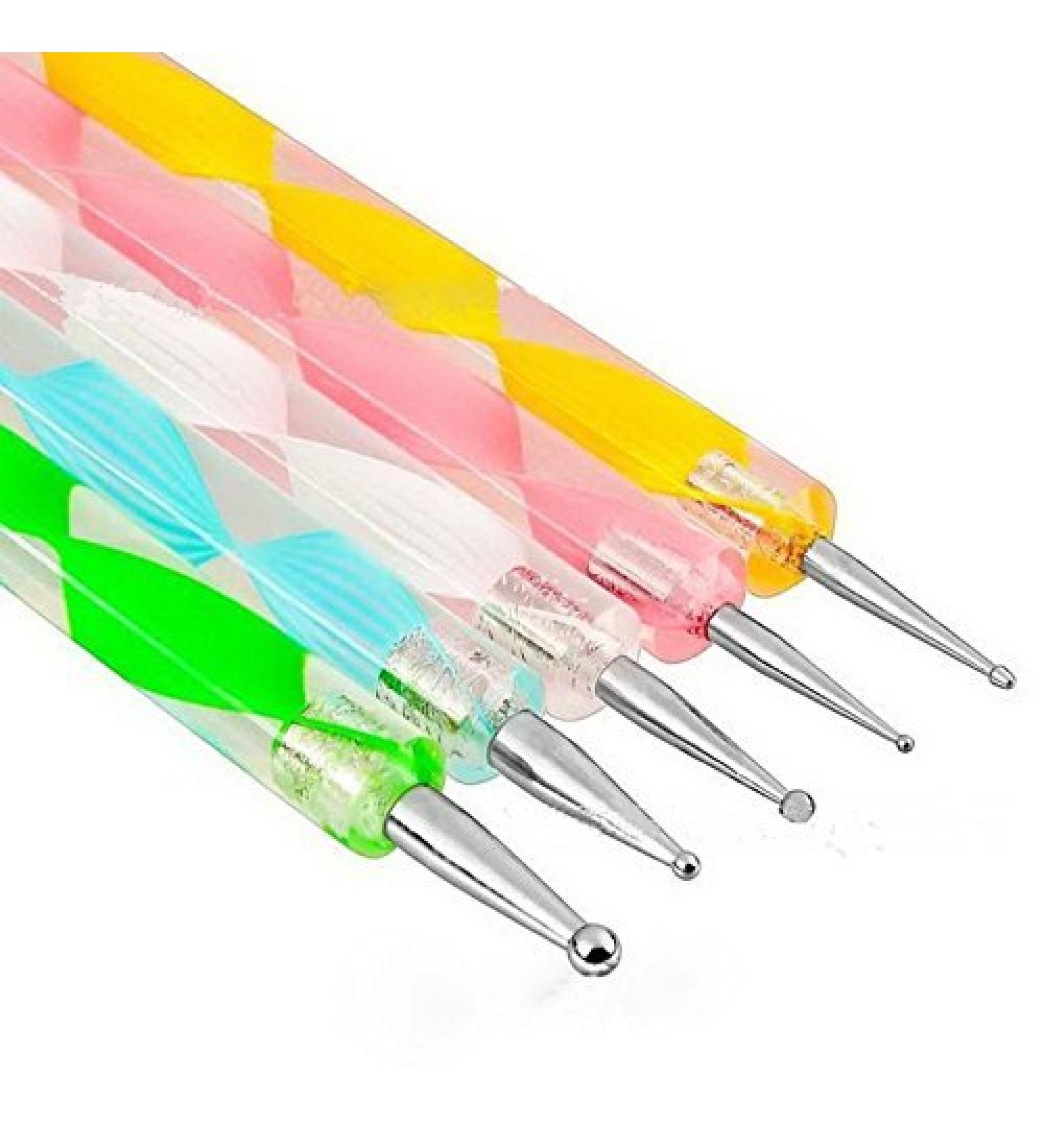 Goliton Nail Dotting Pen Set for Nail Art Design - 5PCS - Buy Online on GoSupps.com