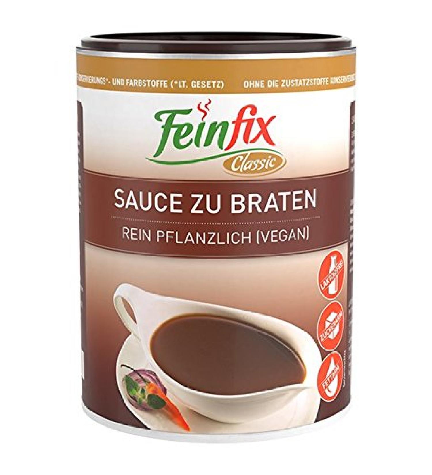Feinfix Classic Sauce to Fry 470g | Lactose-Free & Vegan Powder for Gravy Vegetables Roasting & Pasta - Perfect for International Shipping - Buy Online on GoSupps.com