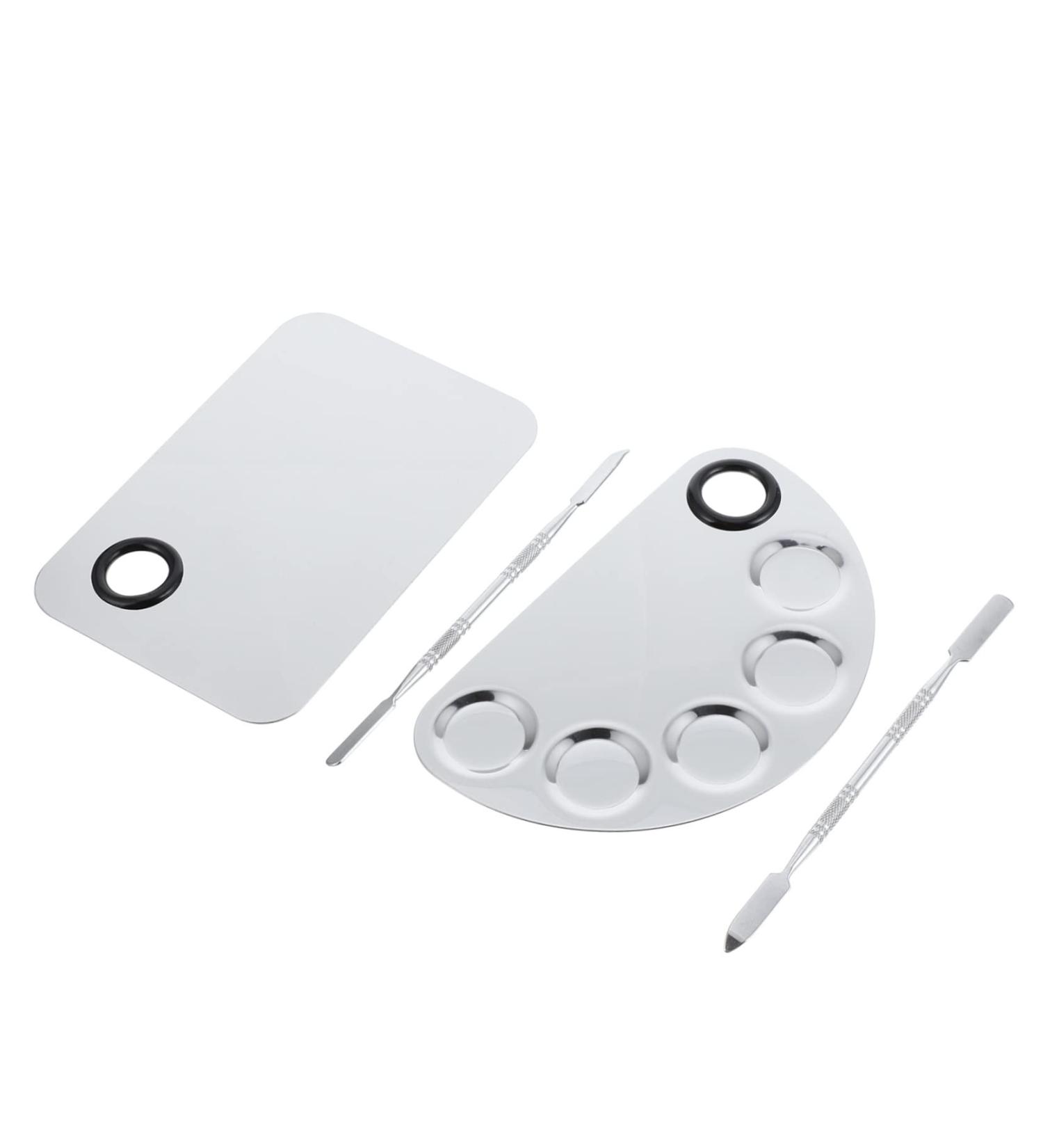 Buy Ipetboom 2 Stainless Steel Makeup Nail Art Tool Set | Professional Makeup Spatula & Manicure Accessories - International Shipping Available - Buy Online on GoSupps.com