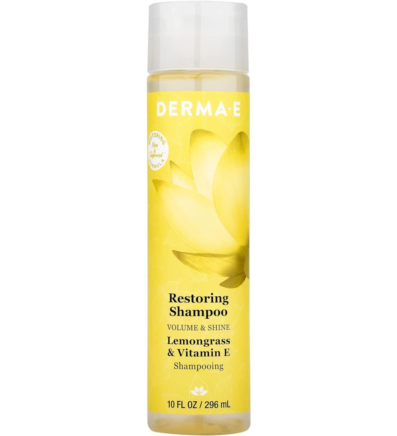 DERMA E Volume & Shine Restoring Shampoo 296ml - Buy Online on GoSupps.com