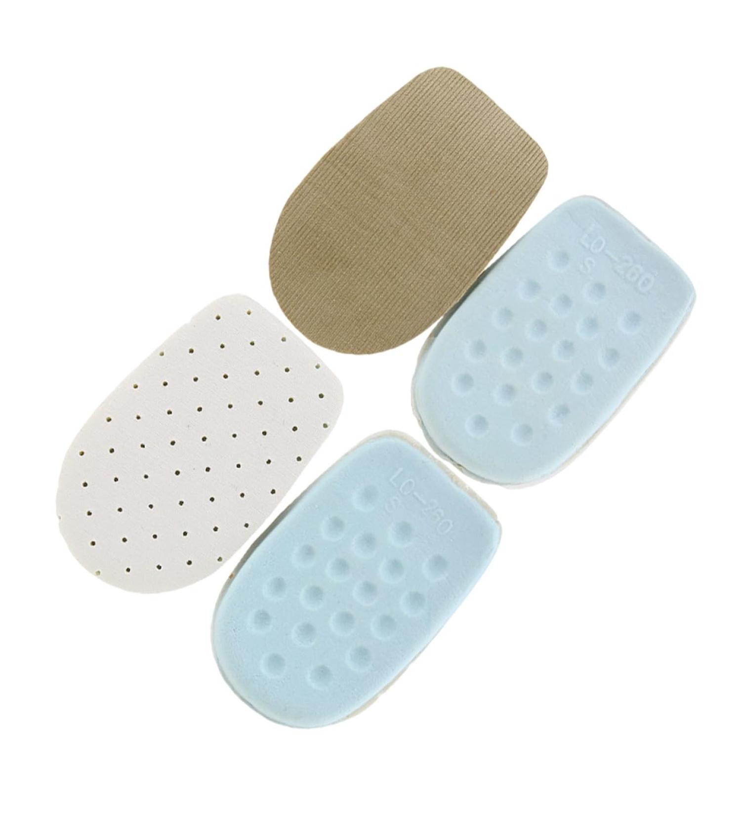 FOMIYES Height Increasing Insoles - 2 Pairs Soft Elevator Inserts for Men & Women Perfect for Sports Shoes and High Heels - 9x5x1.2cm - Buy Online on GoSupps.com