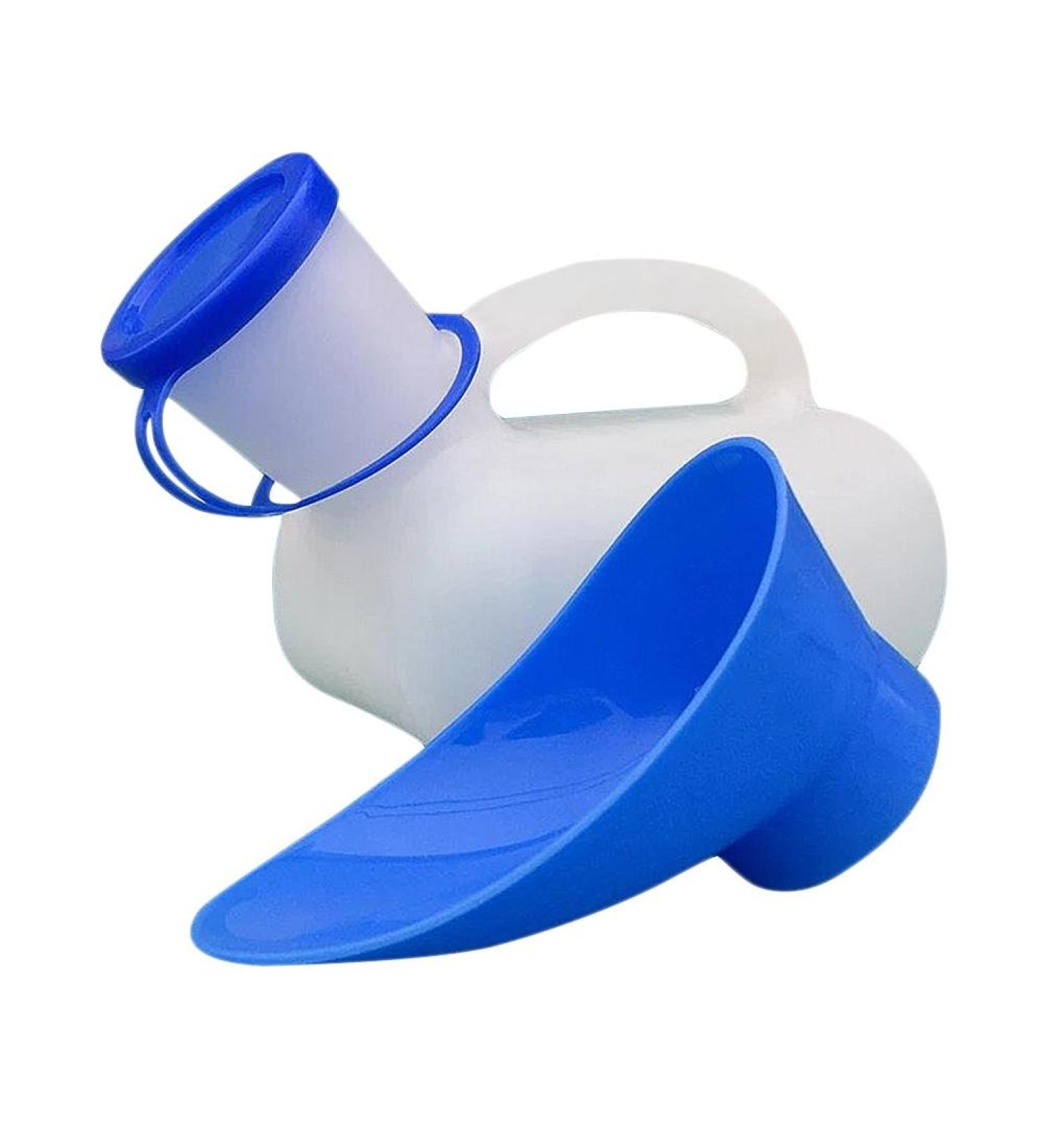 Rainai Unisex Portable Urine Bottle - 1000ml PE Urinal for Travel & Camping | High-Quality Eco-Friendly Solution - Buy Online on GoSupps.com