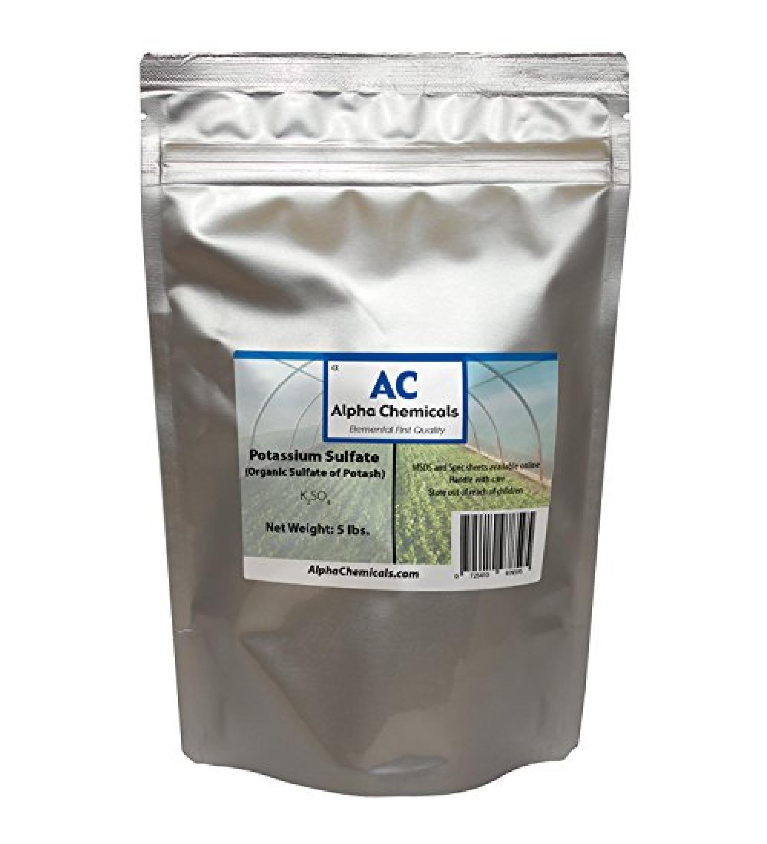 5 Pounds - Potassium Sulfate - Sulfate of Potash
