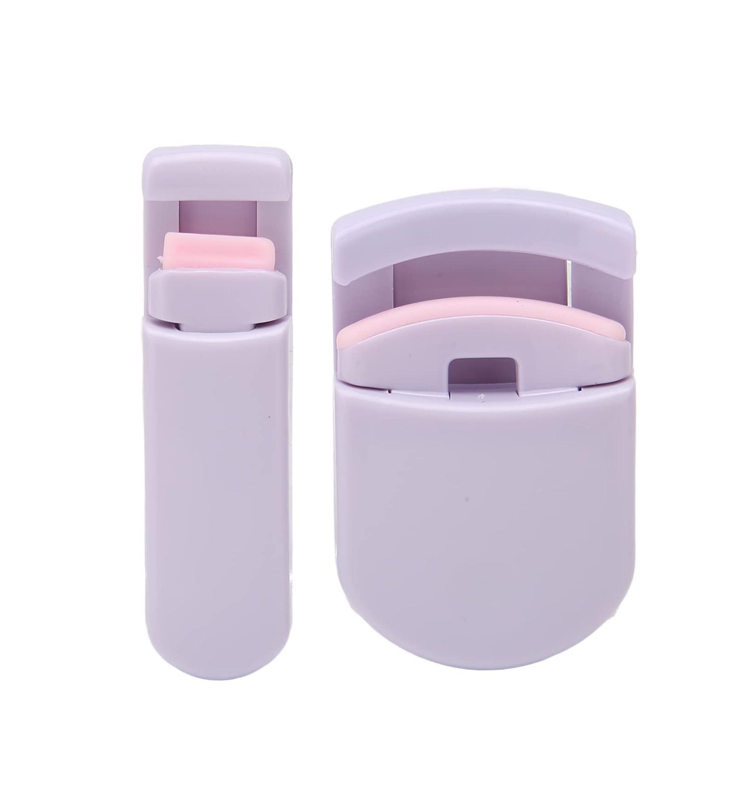2-Part Sweet Eyelash Set - Portable Wide Angle Mini Curlers for Professional Lifting & Delicate Eyelashes (Violet) - Travel-Friendly Tool - Buy Online on GoSupps.com