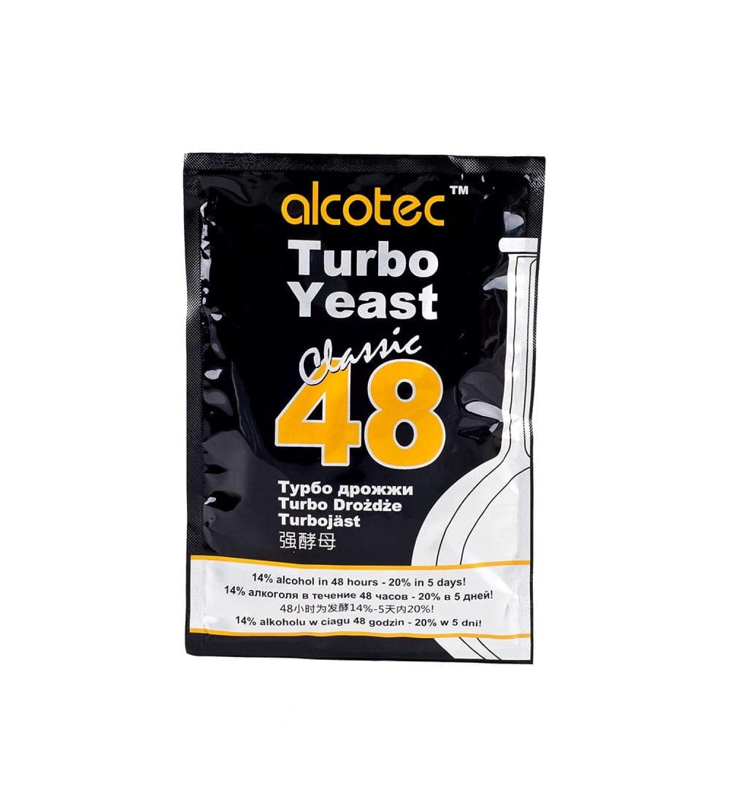 Turbo Levure Turbo Classic 48h 130g - Levure de Fermentation | Mo t Sucr