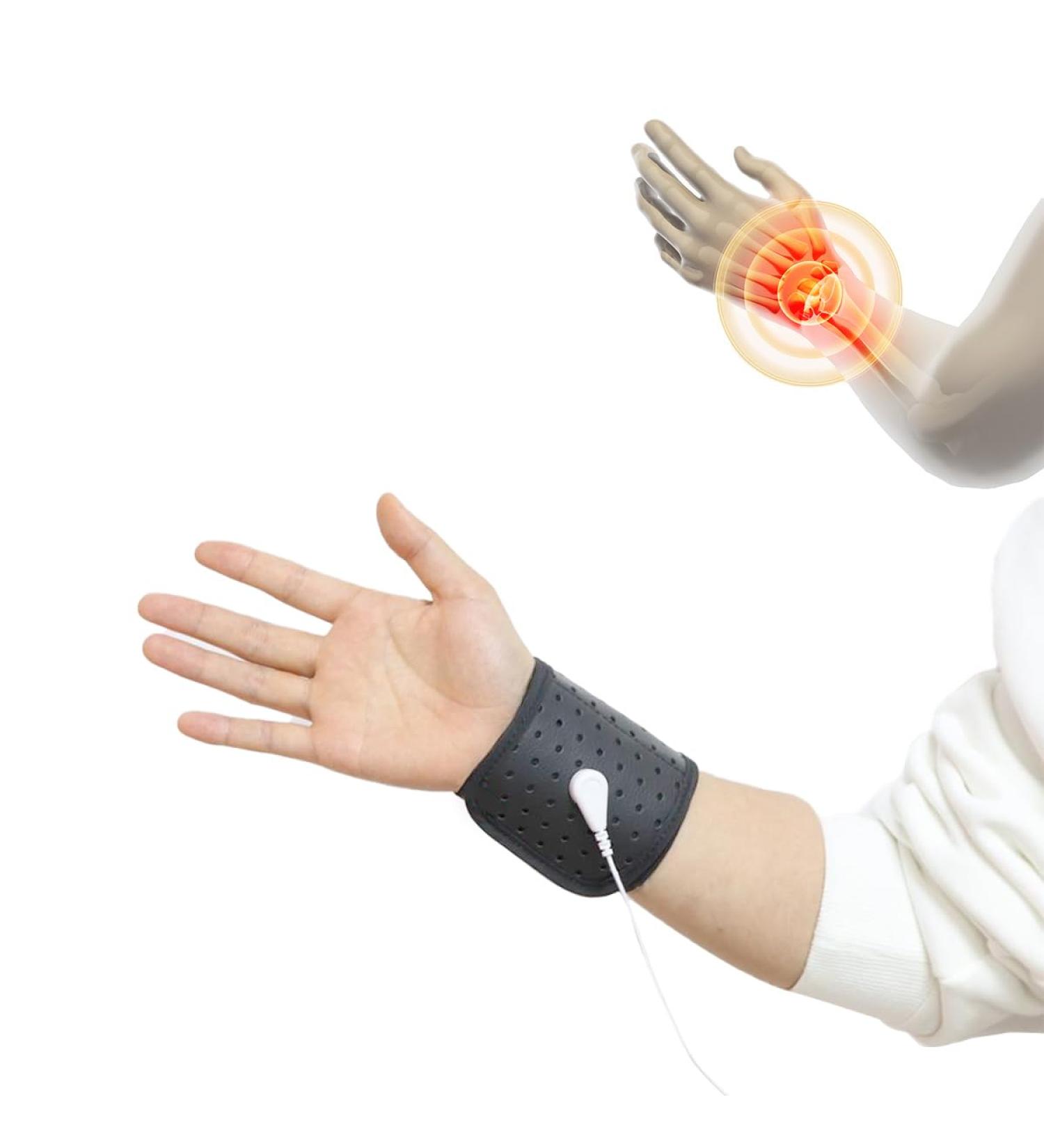Revitalize Sleep & Relieve Pain with Earthing Bracelet - Grounding Therapy Band with 38.1 cm White Wire | 31.5 x 8.9 cm | International Shipping Available - Buy Online on GoSupps.com