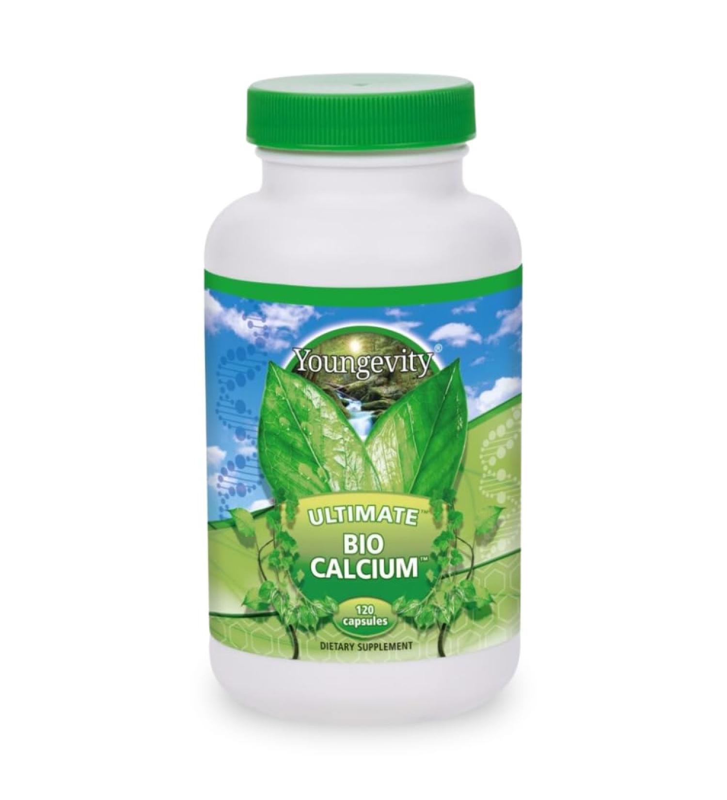 Youngevity Bio Calcium - Bioavailable Chelated Calcium + Magnesium Zinc Copper Potassium Boron - Absorbable Bone Support Supplement - (120 Capsules) - Buy Online on GoSupps.com