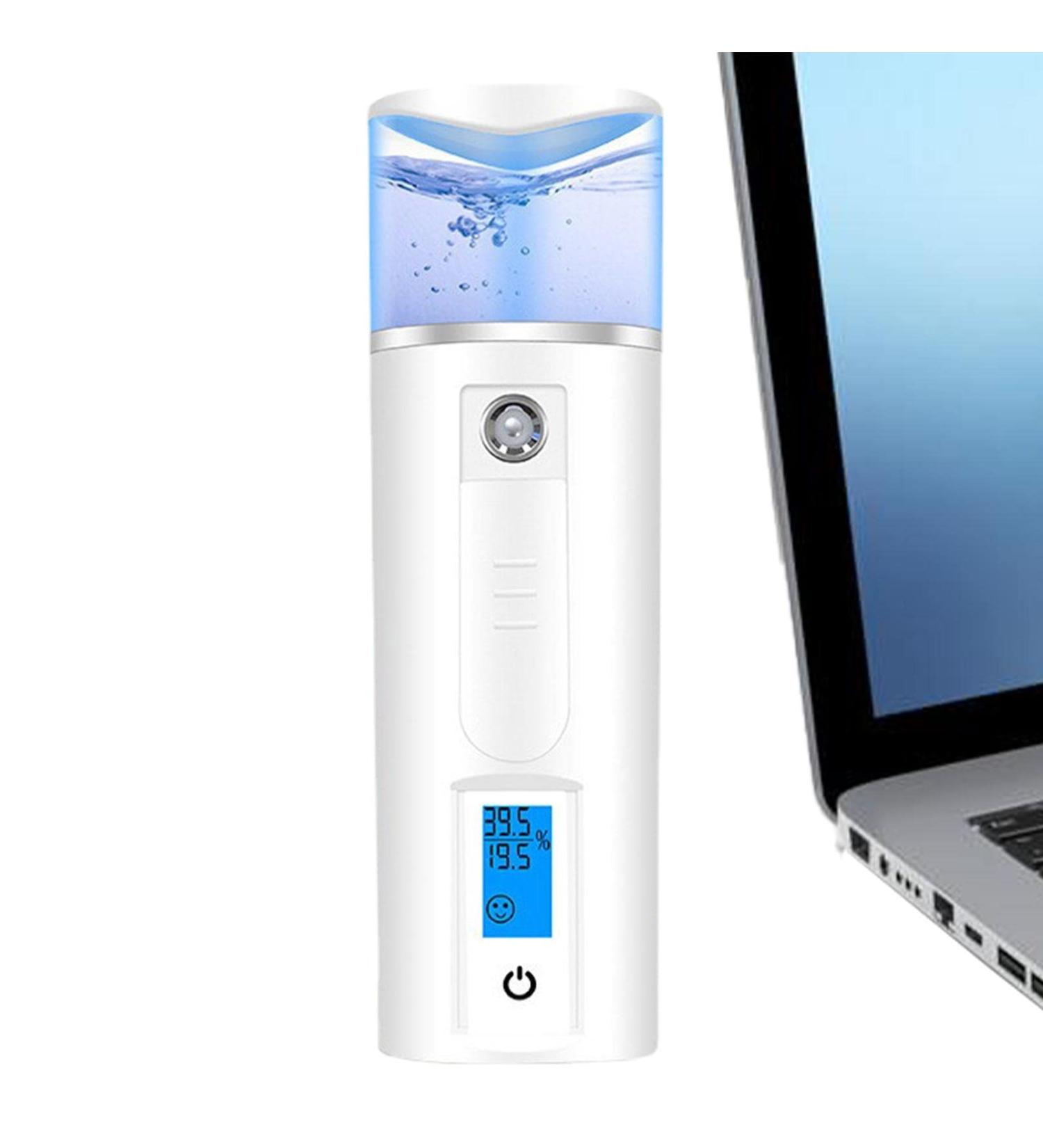 Nano Mister for Lash Extensions - Hydrating Portable Sprayer Mister with Skin Analysis - Hydrating USB Rechargeable Face Steamer for Eyelash Extensions Face Face Hydration Aezon White - Buy Online on GoSupps.com