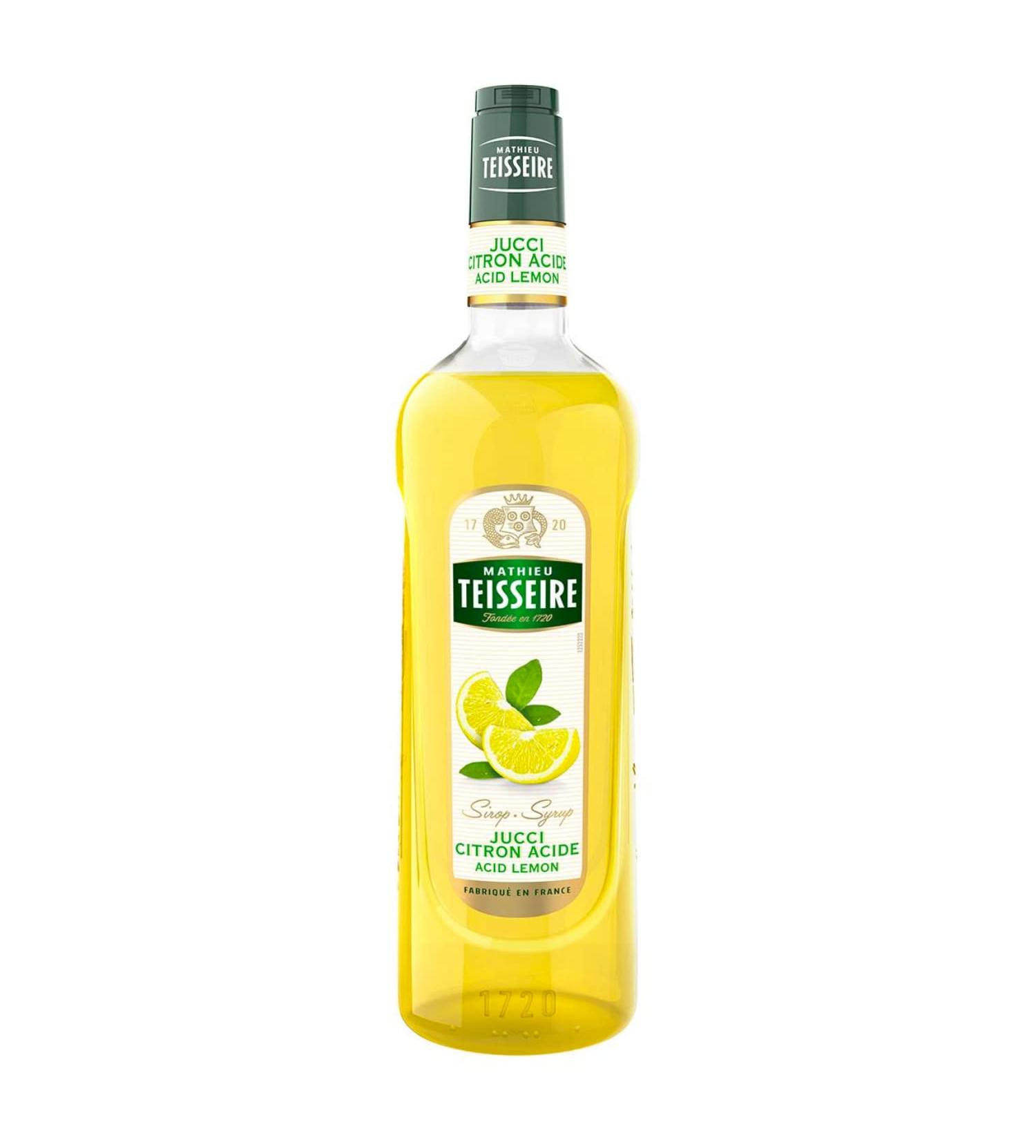 TEISSEIRE Jucci Lemon Acid Syrup 1L