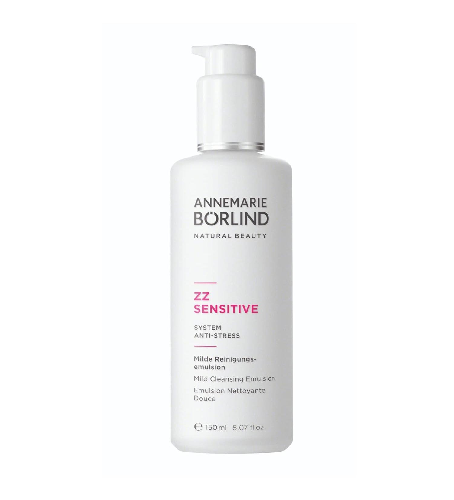 ANNEMARIE B RLIND - ZZ SENSITIVE Mild Cleansing Emulsion - Facial Wash with Hyaluronic Acid and Golden Orchid to Remove Impurities on Sensitive Skin and Restore the Skin Flora - Step 1 of 5-5 Oz 5 Fl Oz (Pack of 1) - Buy Online on GoSupps.com