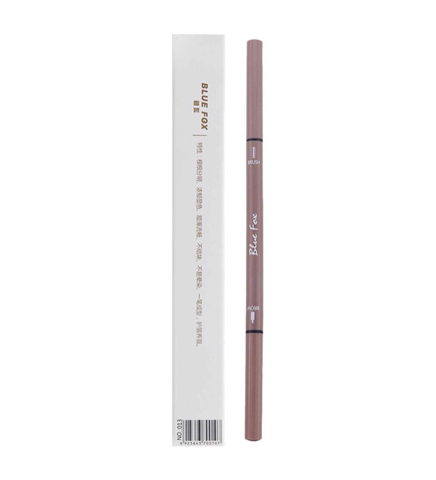 Eyebrow Pen | Makeup Brow Pencil Double Headed - Long-Lasting Professional Eyebrow Definer for Stays on All Day Creates Natural Daily Look Hersil dark brown - Buy Online on GoSupps.com