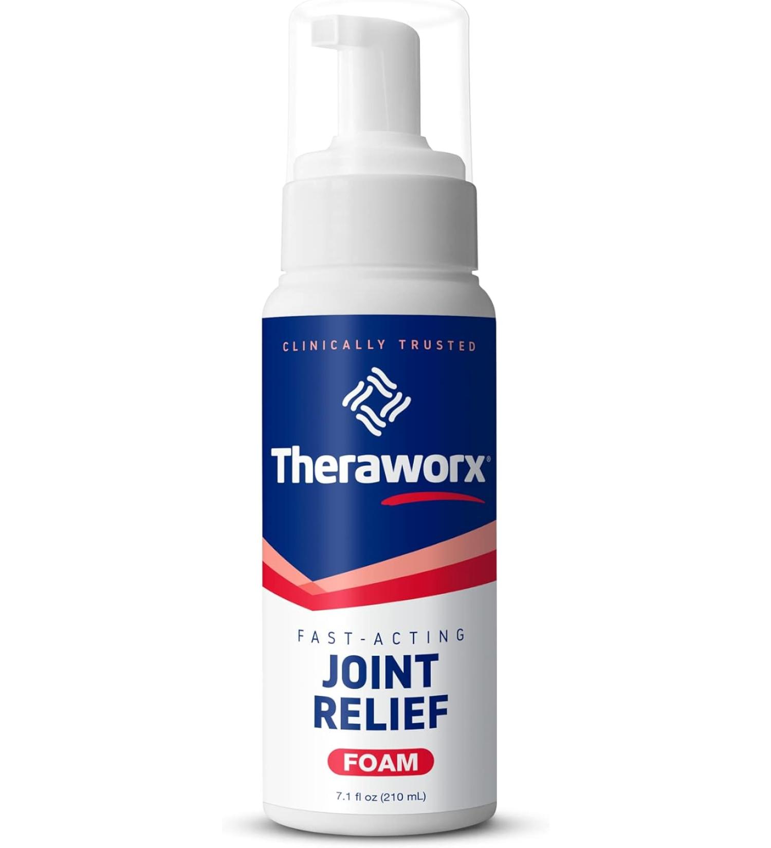 Theraworx Relief Joint Discomfort & Inflammation Foam for Knees and Hands - 7.1 oz - Buy Online on GoSupps.com