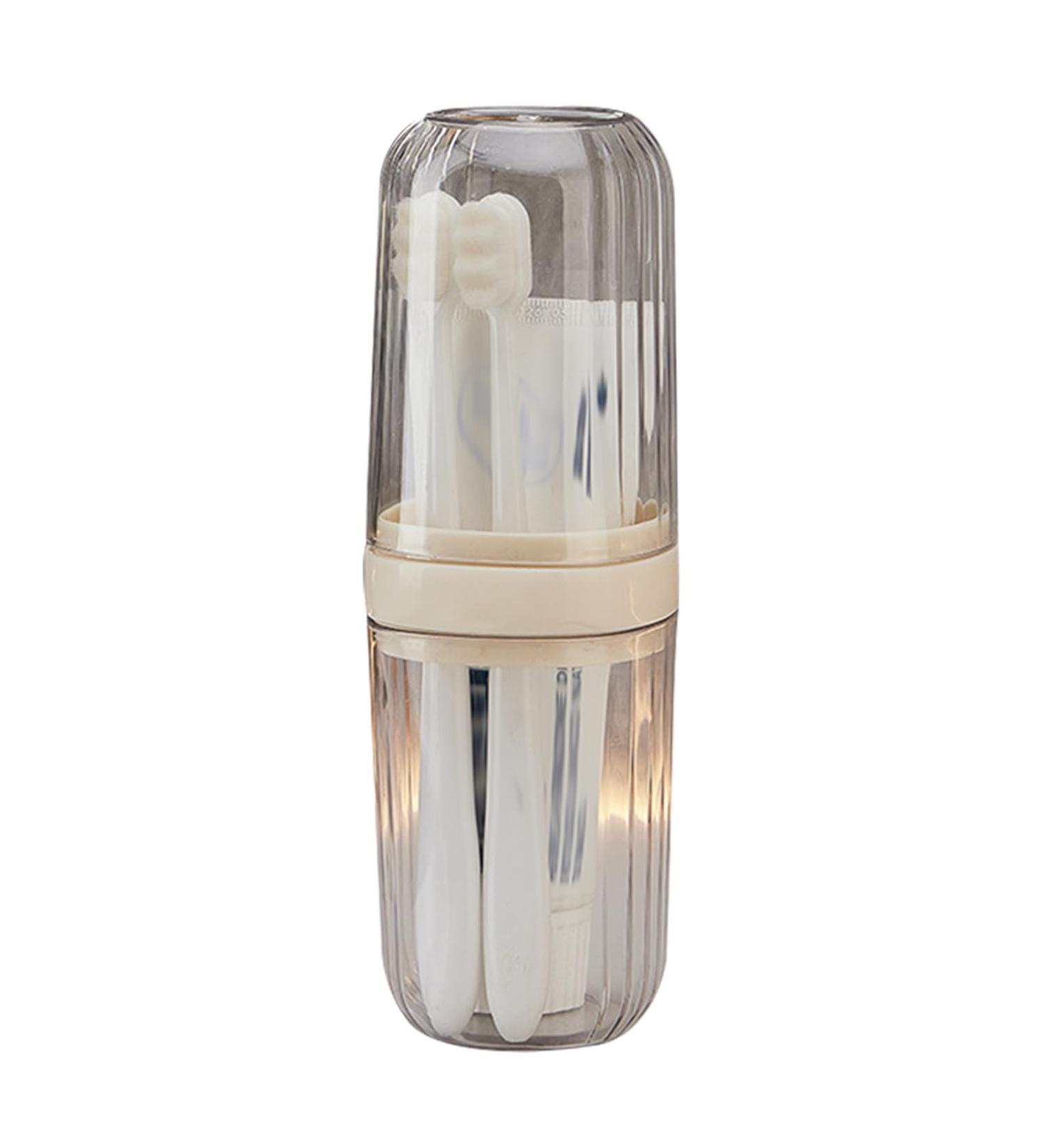 Valink Travel Toothbrush Case - Durable Transparent Plastic Holder for Camping & Travel - Ideal for Electric & Manual Toothbrushes - Buy Online on GoSupps.com