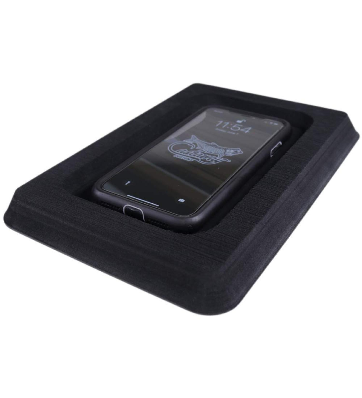 Castaway Customs SeaDek Foam Cell Phone Holder for Boats - Fishing Boat Dash Accessory | 3M Adhesive Backing - Single Black - Buy Online on GoSupps.com